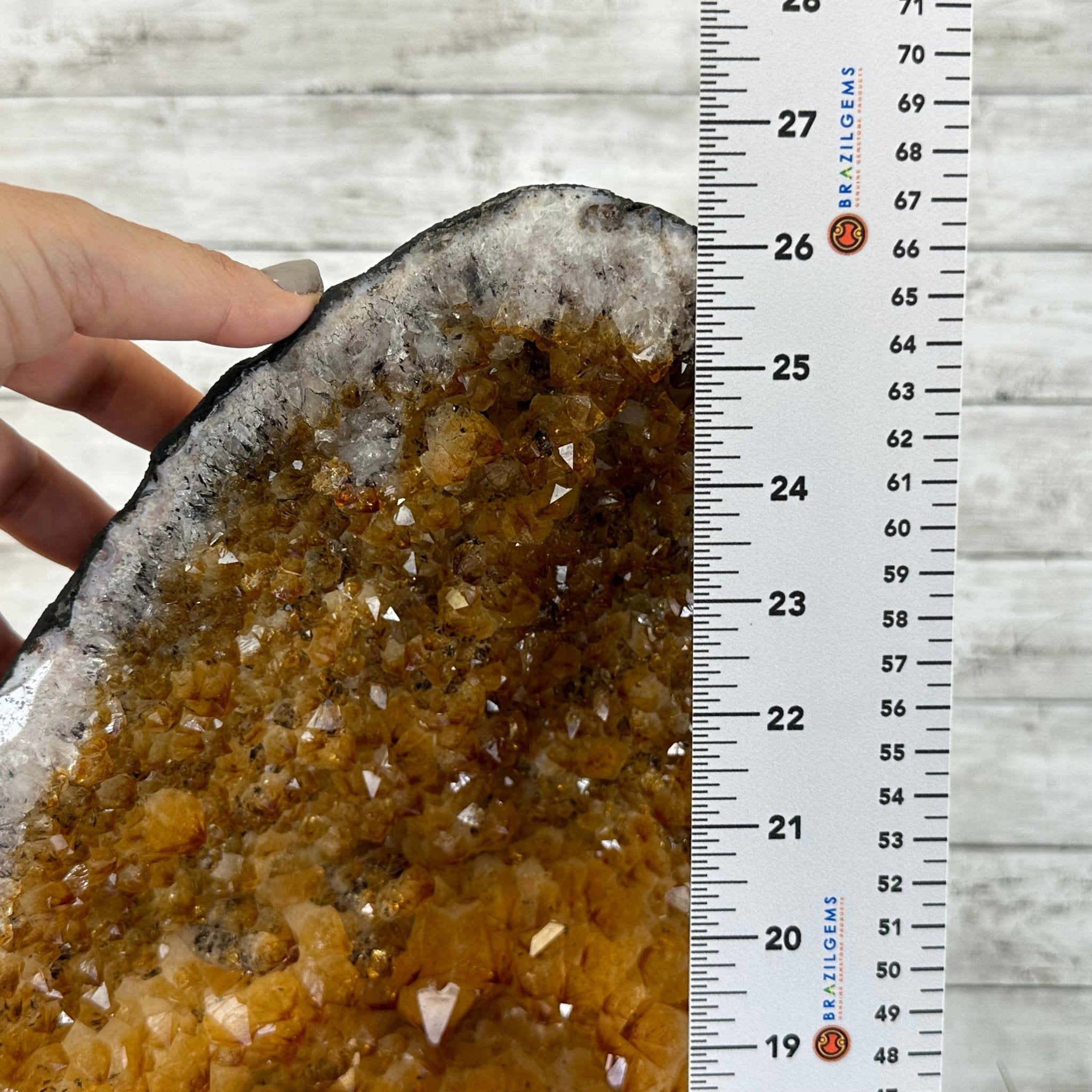 Extra Quality Citrine Cathedral, 103.9 lbs & 26.5" Tall #5603-0309 by Brazil Gems® - Brazil GemsBrazil GemsExtra Quality Citrine Cathedral, 103.9 lbs & 26.5" Tall #5603-0309 by Brazil Gems®Cathedrals5603-0309