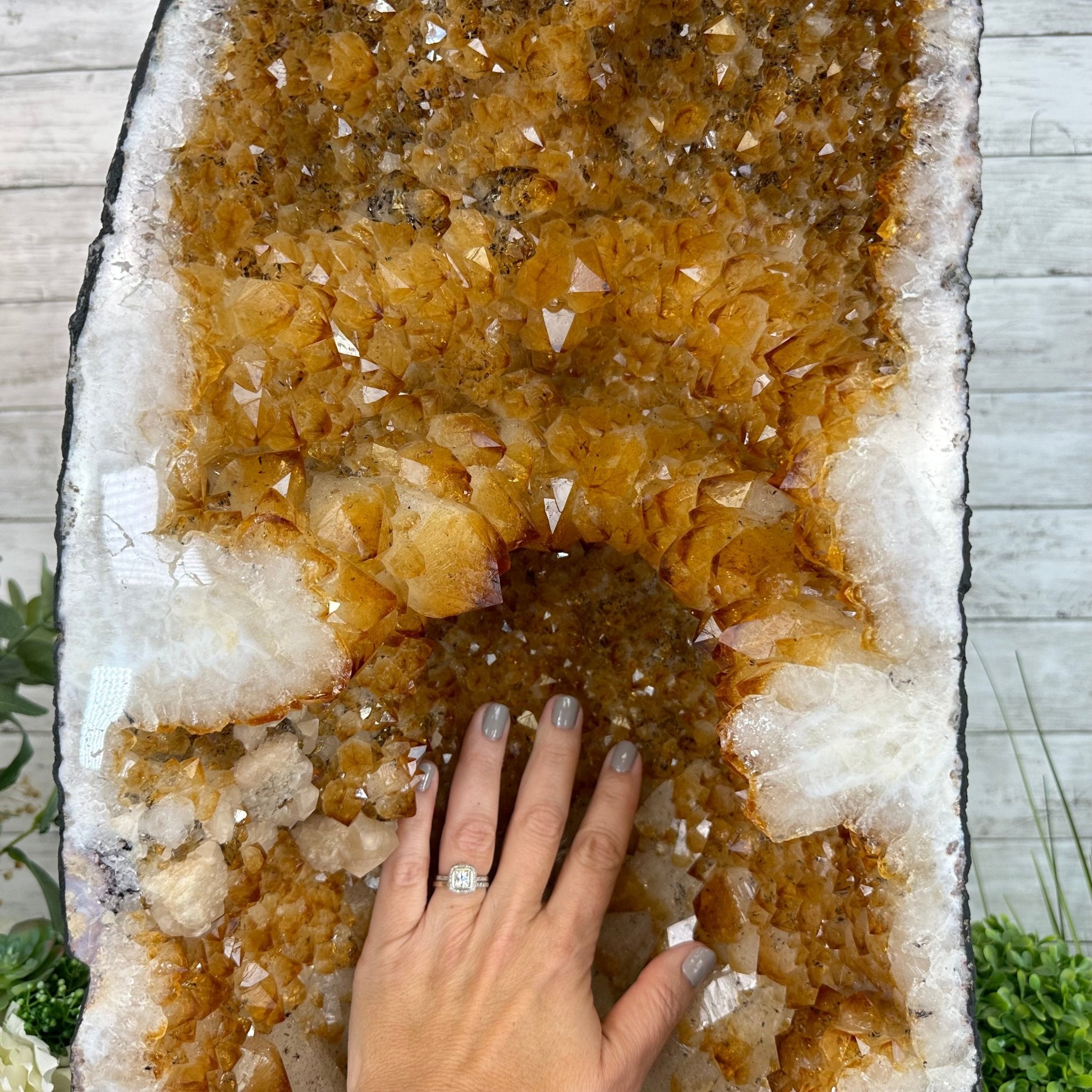 Extra Quality Citrine Cathedral, 103.9 lbs & 26.5" Tall #5603-0309 by Brazil Gems® - Brazil GemsBrazil GemsExtra Quality Citrine Cathedral, 103.9 lbs & 26.5" Tall #5603-0309 by Brazil Gems®Cathedrals5603-0309