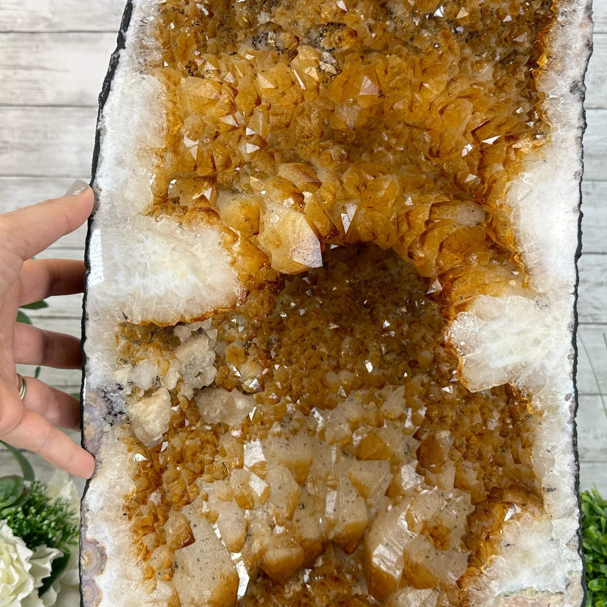 Extra Quality Citrine Cathedral, 103.9 lbs & 26.5" Tall #5603-0309 by Brazil Gems® - Brazil GemsBrazil GemsExtra Quality Citrine Cathedral, 103.9 lbs & 26.5" Tall #5603-0309 by Brazil Gems®Cathedrals5603-0309