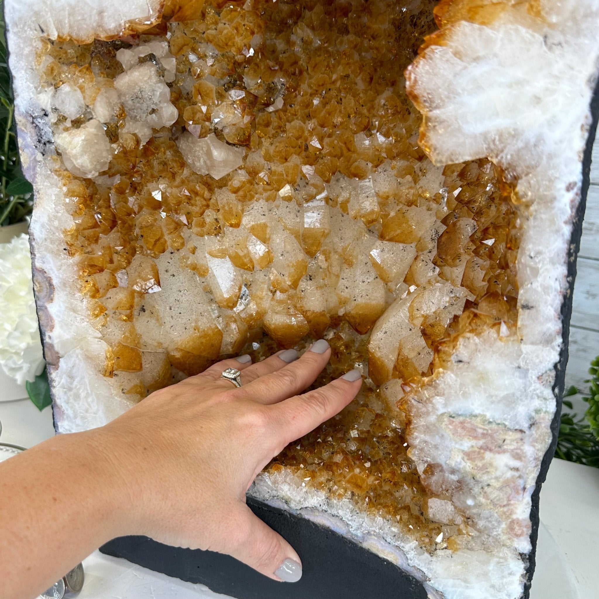 Extra Quality Citrine Cathedral, 103.9 lbs & 26.5" Tall #5603-0309 by Brazil Gems® - Brazil GemsBrazil GemsExtra Quality Citrine Cathedral, 103.9 lbs & 26.5" Tall #5603-0309 by Brazil Gems®Cathedrals5603-0309