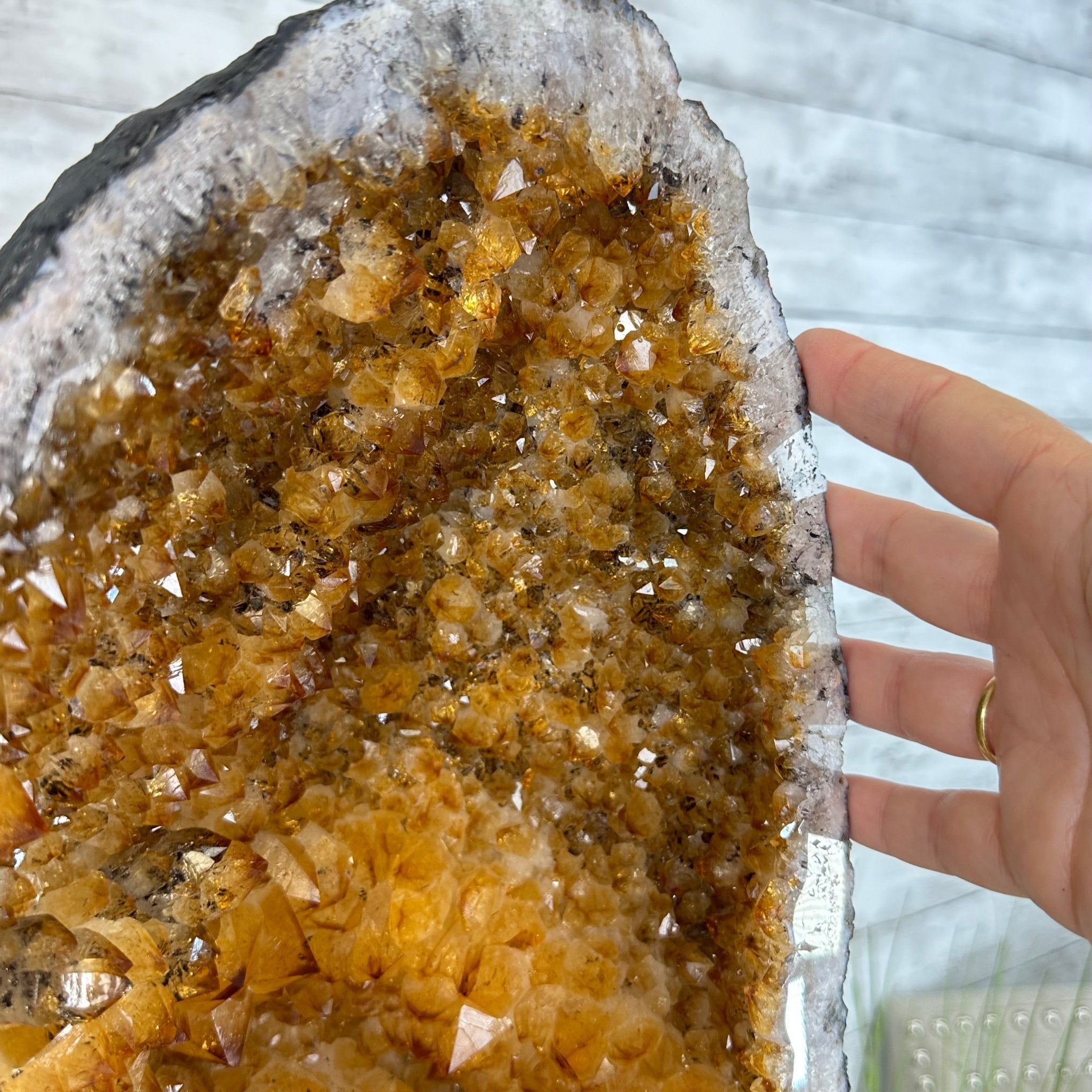 Extra Quality Citrine Cathedral, 103.9 lbs & 26.5" Tall #5603-0309 by Brazil Gems® - Brazil GemsBrazil GemsExtra Quality Citrine Cathedral, 103.9 lbs & 26.5" Tall #5603-0309 by Brazil Gems®Cathedrals5603-0309