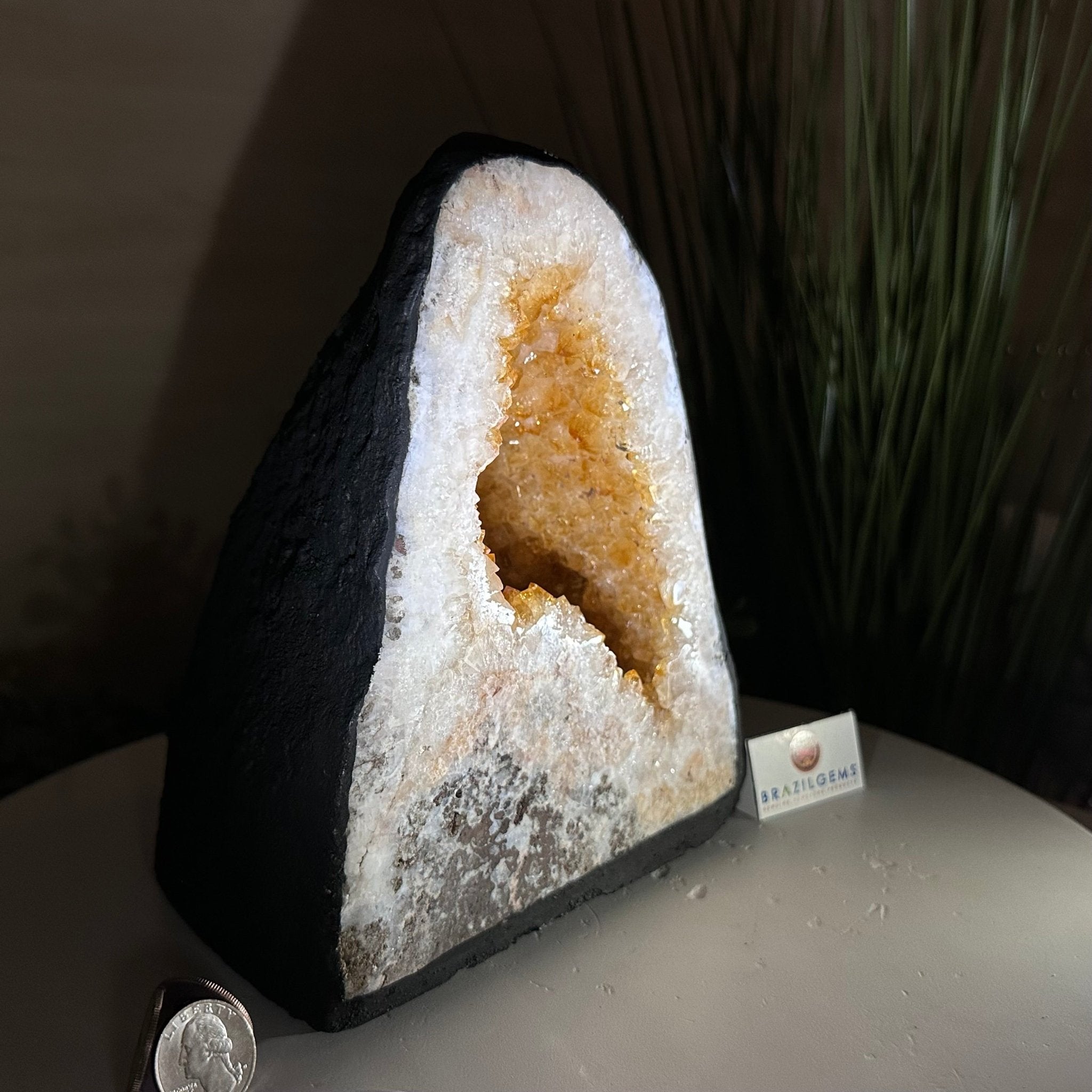 Extra Quality Citrine Cathedral, 11.6 lbs & 8.2" Tall 5603 - 0368 - Brazil GemsBrazil GemsExtra Quality Citrine Cathedral, 11.6 lbs & 8.2" Tall 5603 - 0368Cathedrals5603 - 0368