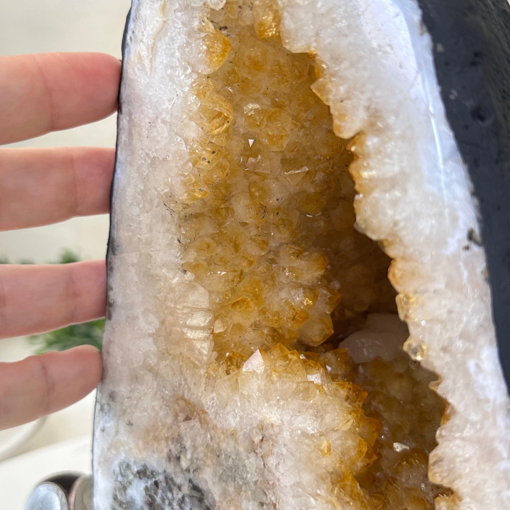 Extra Quality Citrine Cathedral, 11.6 lbs & 8.2" Tall 5603 - 0368 - Brazil GemsBrazil GemsExtra Quality Citrine Cathedral, 11.6 lbs & 8.2" Tall 5603 - 0368Cathedrals5603 - 0368