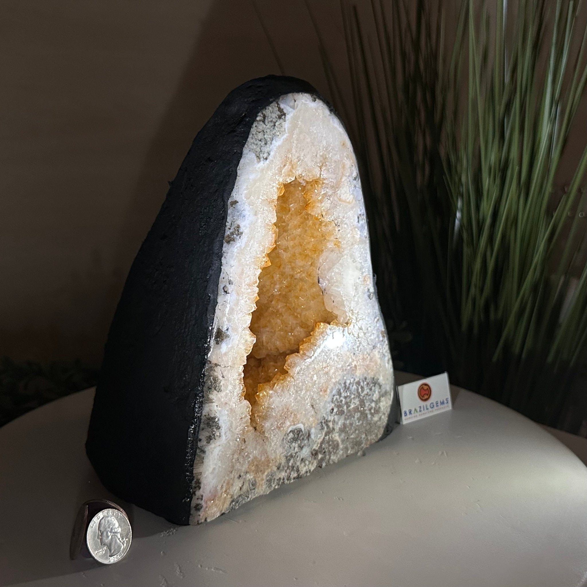 Extra Quality Citrine Cathedral, 12.9 lbs & 8.6" Tall 5603 - 0370 - Brazil GemsBrazil GemsExtra Quality Citrine Cathedral, 12.9 lbs & 8.6" Tall 5603 - 0370Cathedrals5603 - 0370