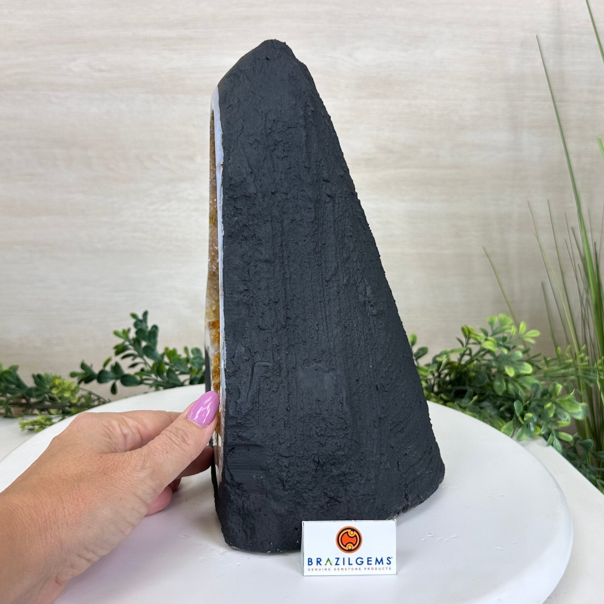 Extra Quality Citrine Cathedral, 15.7 lbs & 10.9" Tall 5603 - 0373 - Brazil GemsBrazil GemsExtra Quality Citrine Cathedral, 15.7 lbs & 10.9" Tall 5603 - 0373Cathedrals5603 - 0373