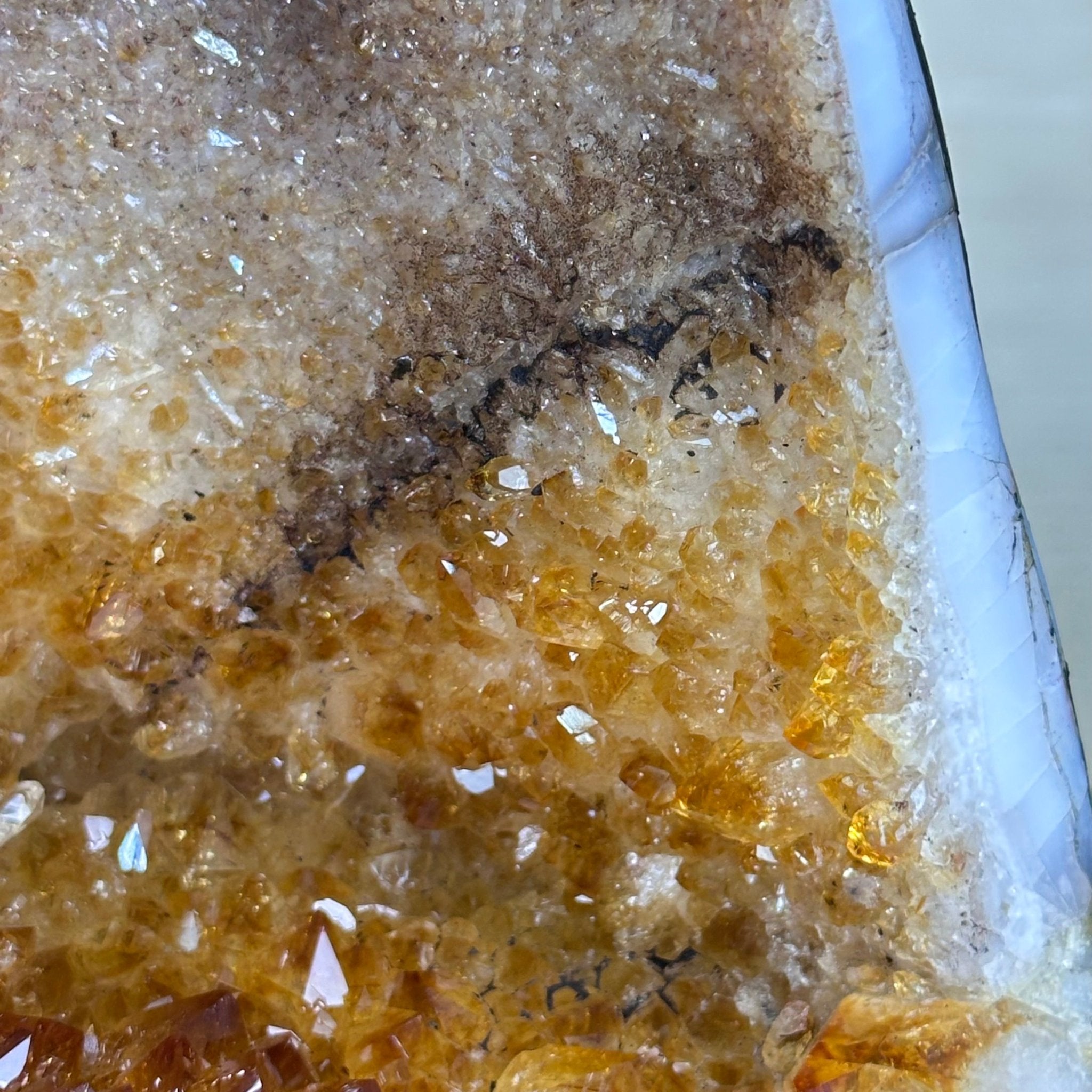 Extra Quality Citrine Cathedral, 15.7 lbs & 10.9" Tall 5603 - 0373 - Brazil GemsBrazil GemsExtra Quality Citrine Cathedral, 15.7 lbs & 10.9" Tall 5603 - 0373Cathedrals5603 - 0373