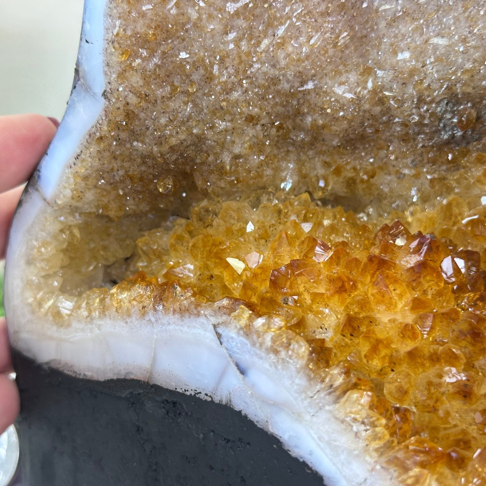 Extra Quality Citrine Cathedral, 15.7 lbs & 10.9" Tall 5603 - 0373 - Brazil GemsBrazil GemsExtra Quality Citrine Cathedral, 15.7 lbs & 10.9" Tall 5603 - 0373Cathedrals5603 - 0373