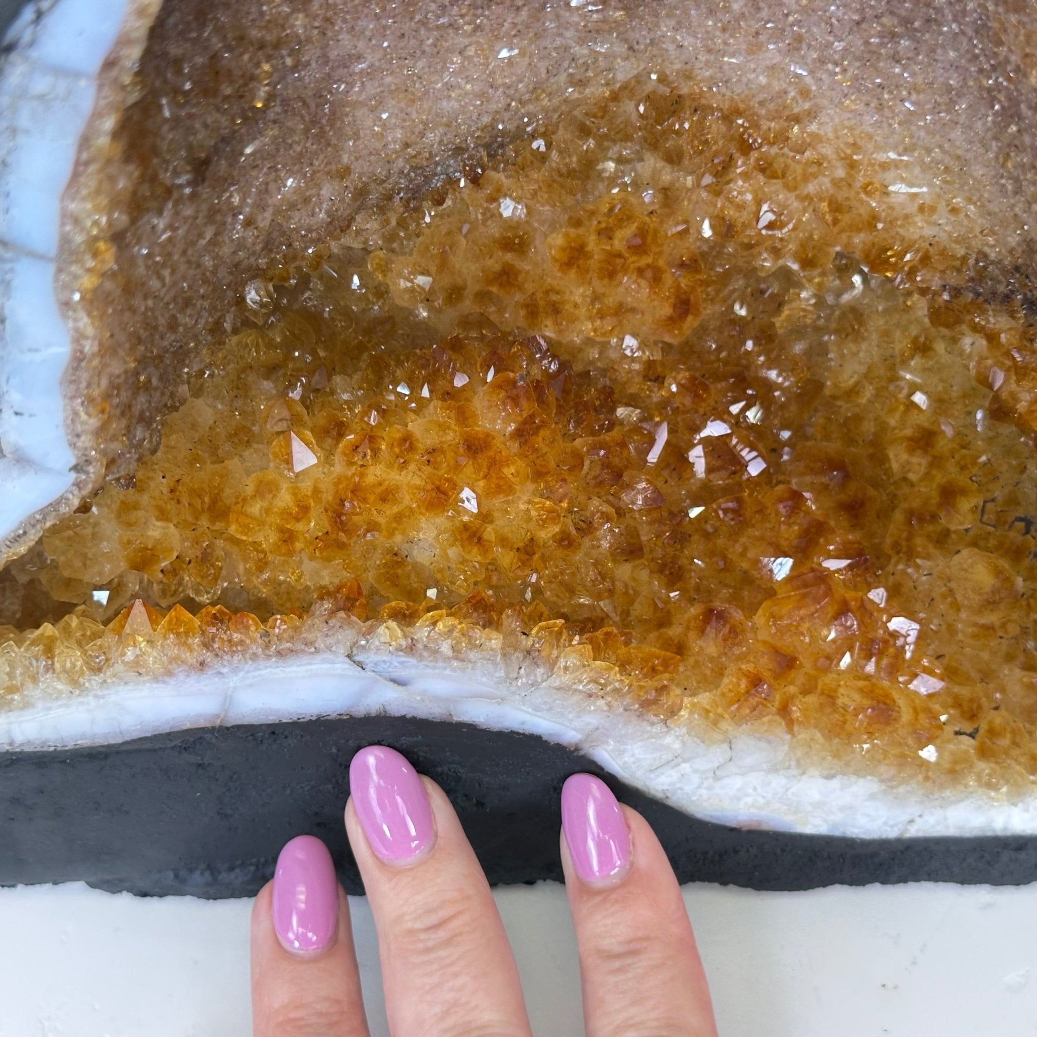 Extra Quality Citrine Cathedral, 15.7 lbs & 10.9" Tall 5603 - 0373 - Brazil GemsBrazil GemsExtra Quality Citrine Cathedral, 15.7 lbs & 10.9" Tall 5603 - 0373Cathedrals5603 - 0373