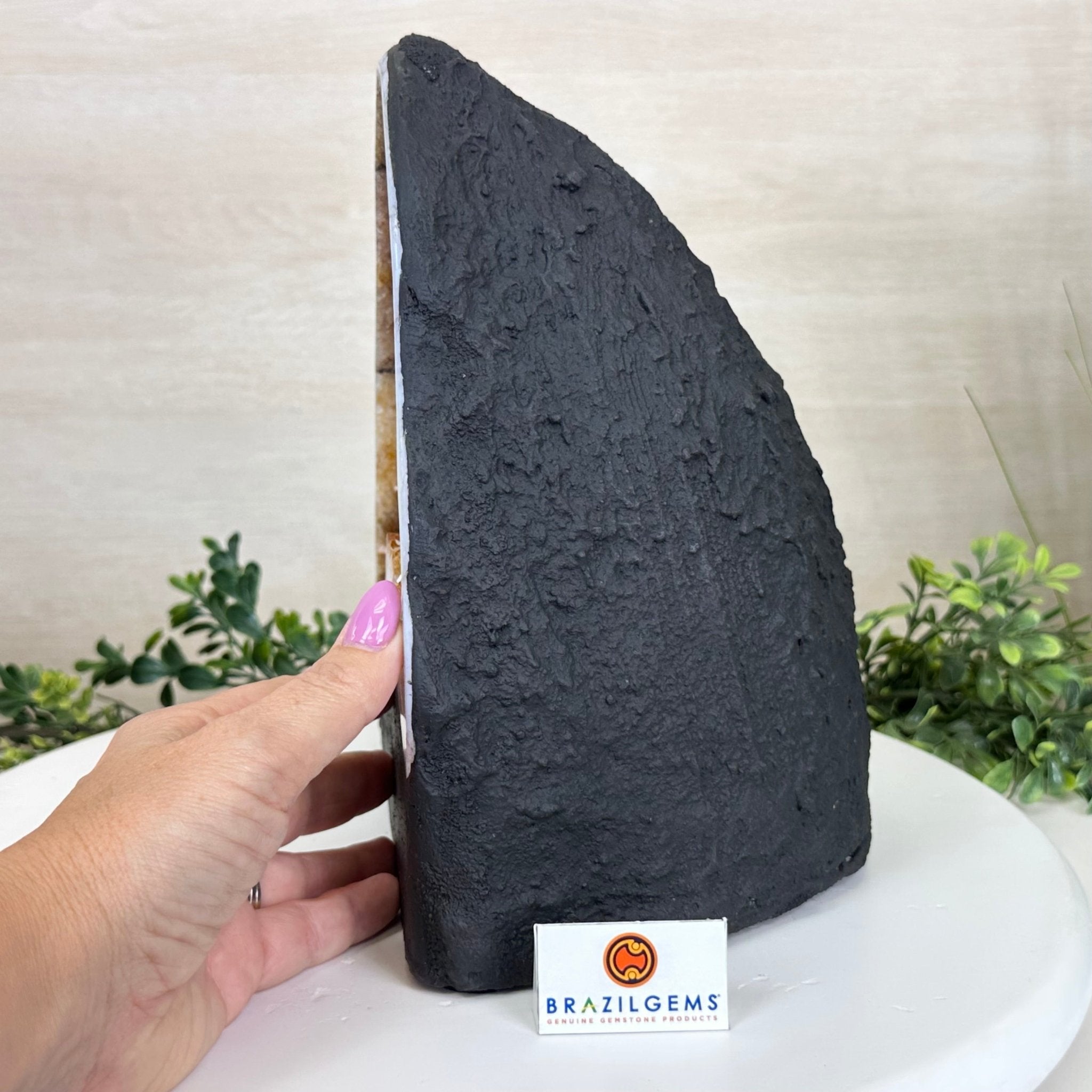 Extra Quality Citrine Cathedral, 16.5 lbs & 9.7" Tall 5603 - 0375 - Brazil GemsBrazil GemsExtra Quality Citrine Cathedral, 16.5 lbs & 9.7" Tall 5603 - 0375Cathedrals5603 - 0375