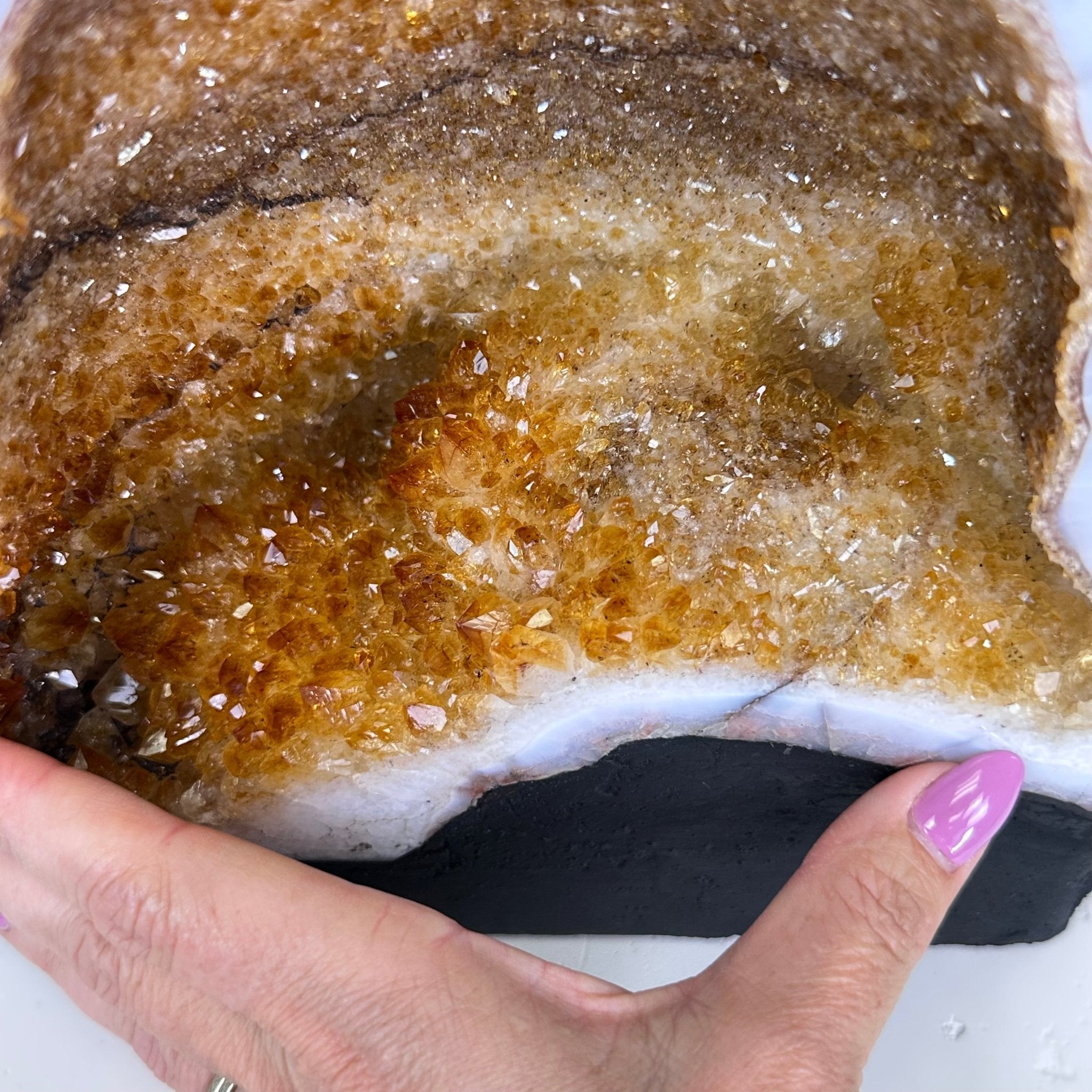 Extra Quality Citrine Cathedral, 16.5 lbs & 9.7" Tall 5603 - 0375 - Brazil GemsBrazil GemsExtra Quality Citrine Cathedral, 16.5 lbs & 9.7" Tall 5603 - 0375Cathedrals5603 - 0375