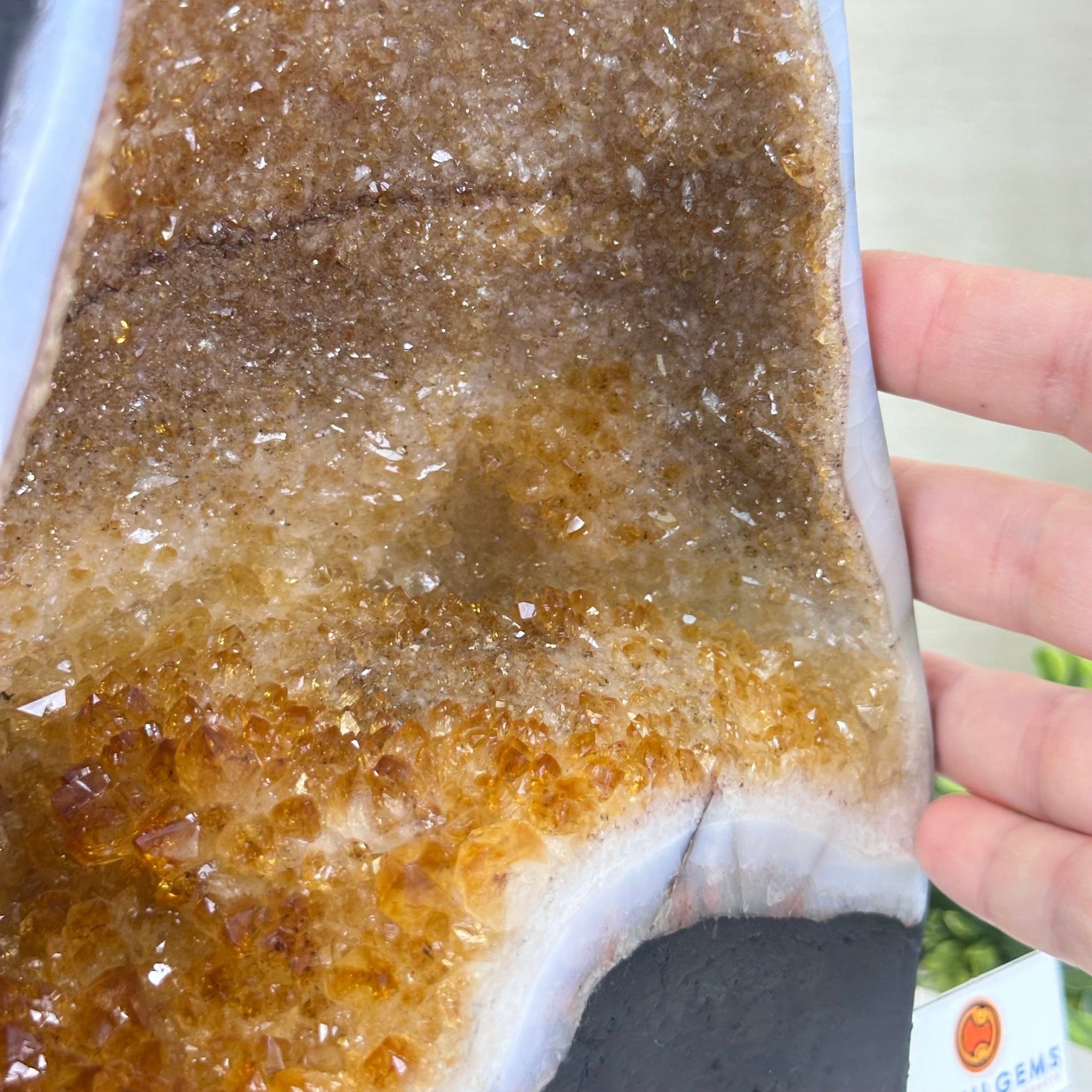 Extra Quality Citrine Cathedral, 16.5 lbs & 9.7" Tall 5603 - 0375 - Brazil GemsBrazil GemsExtra Quality Citrine Cathedral, 16.5 lbs & 9.7" Tall 5603 - 0375Cathedrals5603 - 0375