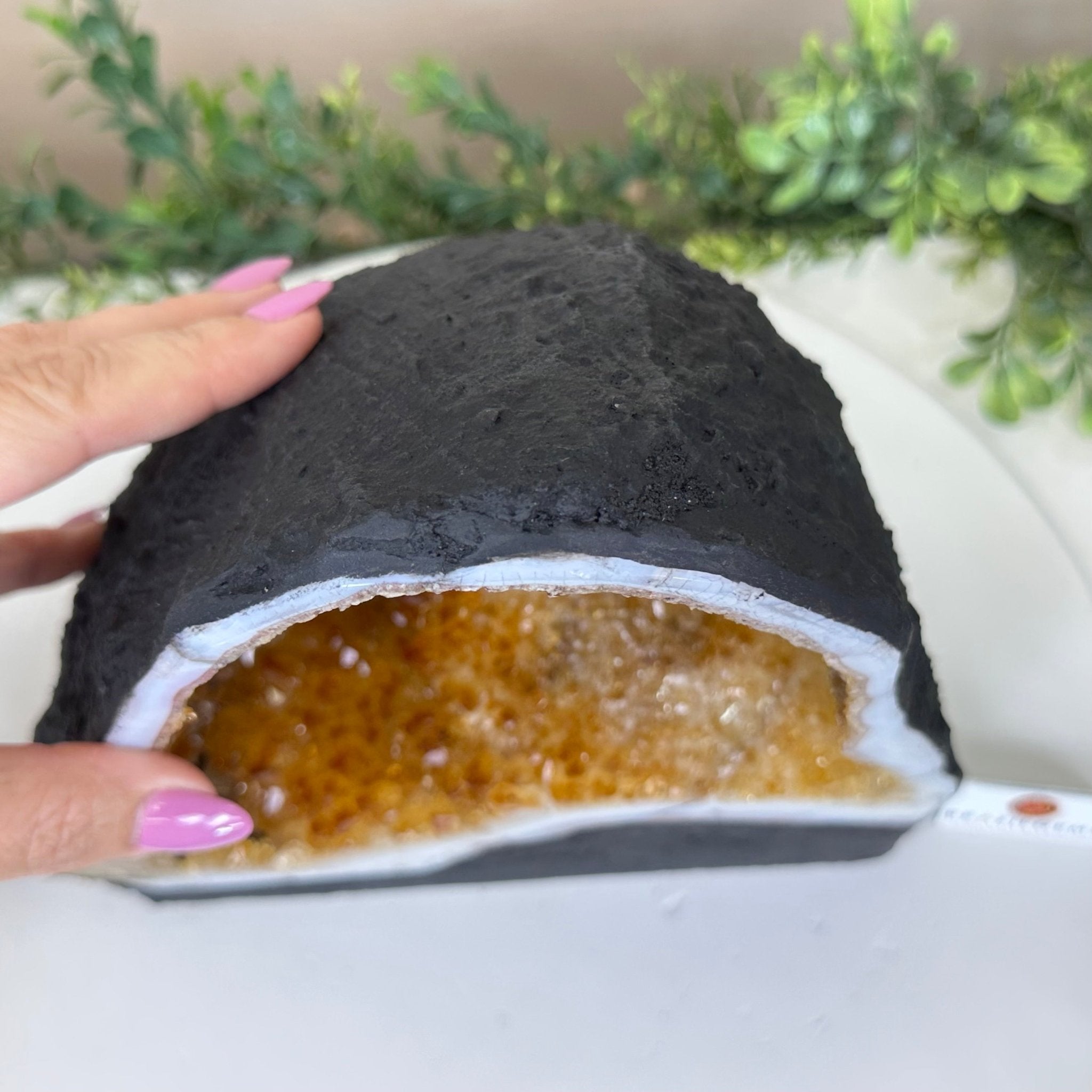 Extra Quality Citrine Cathedral, 16.5 lbs & 9.7" Tall 5603 - 0375 - Brazil GemsBrazil GemsExtra Quality Citrine Cathedral, 16.5 lbs & 9.7" Tall 5603 - 0375Cathedrals5603 - 0375