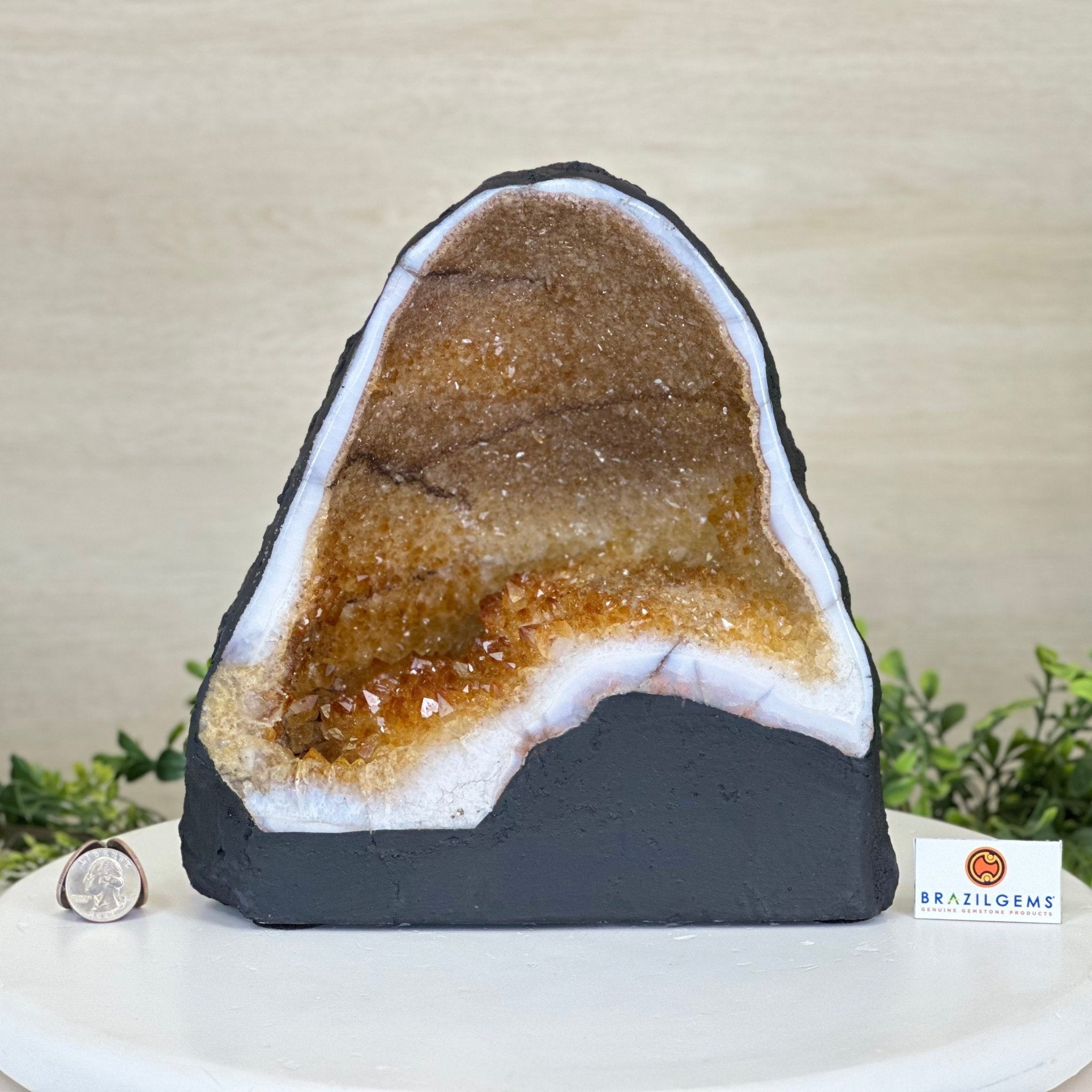 Extra Quality Citrine Cathedral, 16.5 lbs & 9.7" Tall 5603 - 0375 - Brazil GemsBrazil GemsExtra Quality Citrine Cathedral, 16.5 lbs & 9.7" Tall 5603 - 0375Cathedrals5603 - 0375