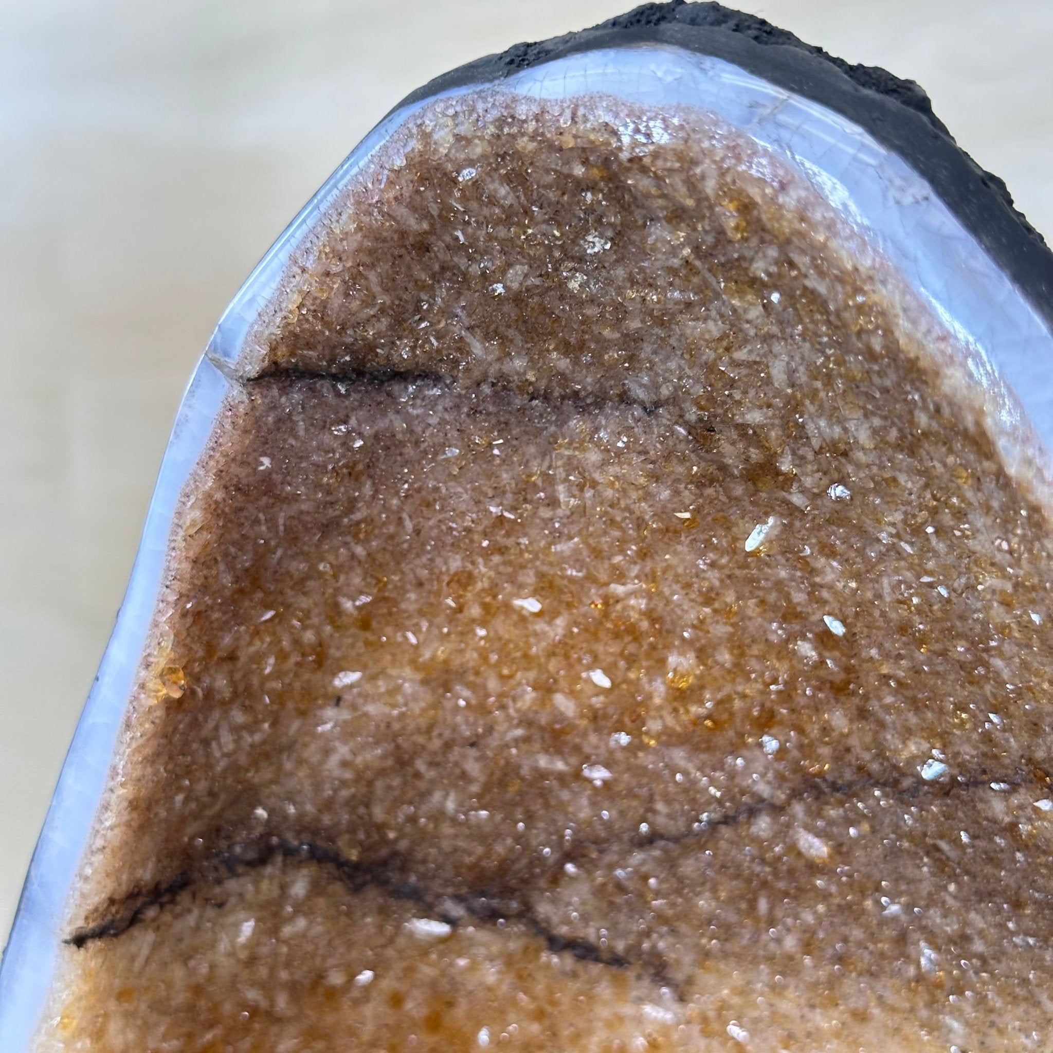 Extra Quality Citrine Cathedral, 16.5 lbs & 9.7" Tall 5603 - 0375 - Brazil GemsBrazil GemsExtra Quality Citrine Cathedral, 16.5 lbs & 9.7" Tall 5603 - 0375Cathedrals5603 - 0375