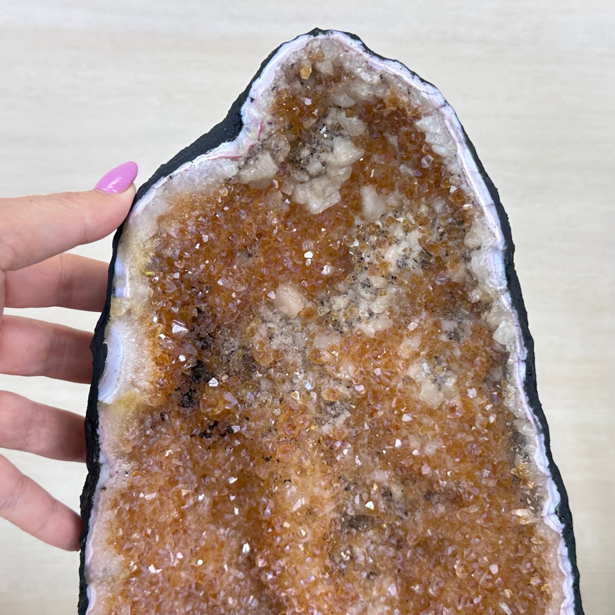 Extra Quality Citrine Cathedral, 19.8 lbs & 15.2" Tall 5603 - 0378 - Brazil GemsBrazil GemsExtra Quality Citrine Cathedral, 19.8 lbs & 15.2" Tall 5603 - 0378Cathedrals5603 - 0378