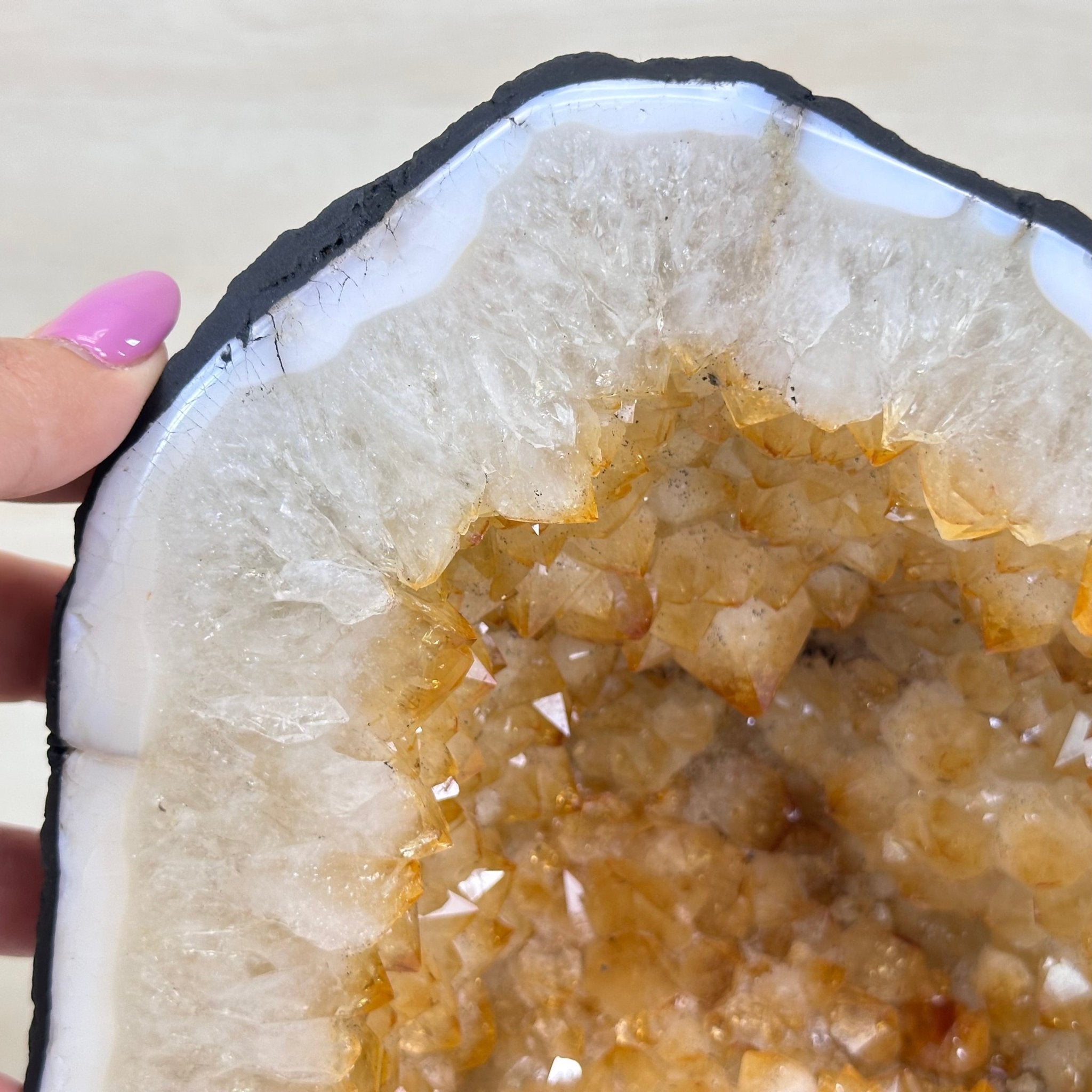 Extra Quality Citrine Cathedral, 20.8 lbs & 10.1" Tall 5603 - 0379 - Brazil GemsBrazil GemsExtra Quality Citrine Cathedral, 20.8 lbs & 10.1" Tall 5603 - 0379Cathedrals5603 - 0379