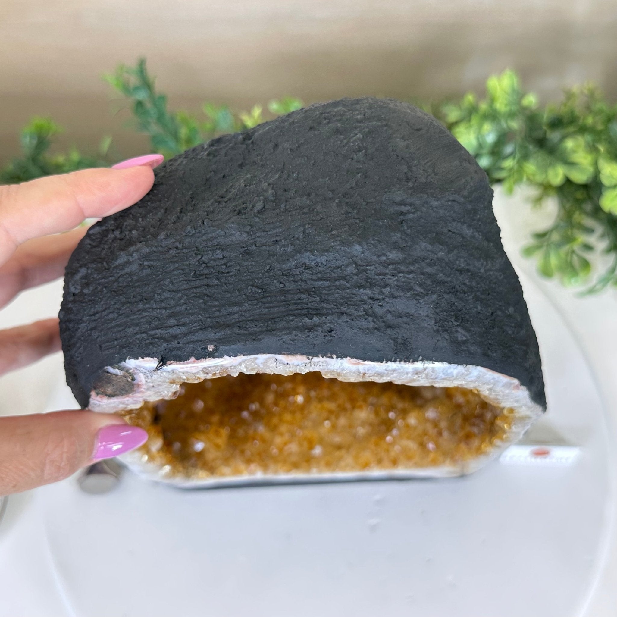Extra Quality Citrine Cathedral, 21.8 lbs & 12.9" Tall 5603 - 0380 - Brazil GemsBrazil GemsExtra Quality Citrine Cathedral, 21.8 lbs & 12.9" Tall 5603 - 0380Cathedrals5603 - 0380