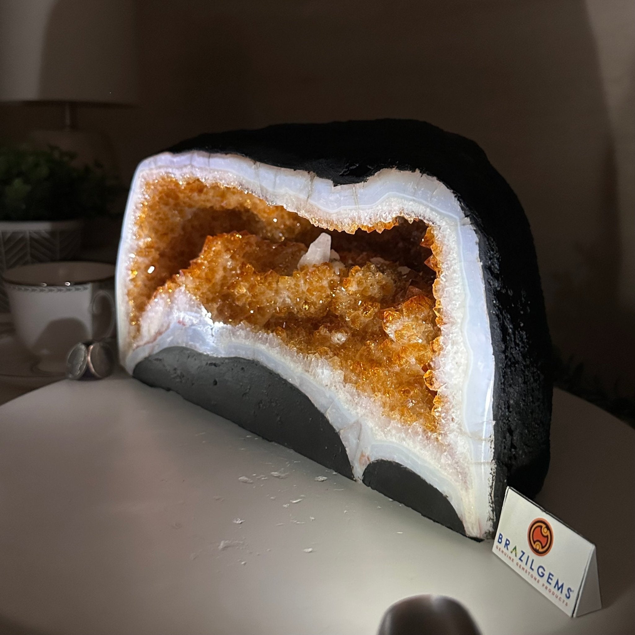 Extra Quality Citrine Cathedral, 22.2 lbs & 6.6" Tall 5603 - 0382 - Brazil GemsBrazil GemsExtra Quality Citrine Cathedral, 22.2 lbs & 6.6" Tall 5603 - 0382Cathedrals5603 - 0382