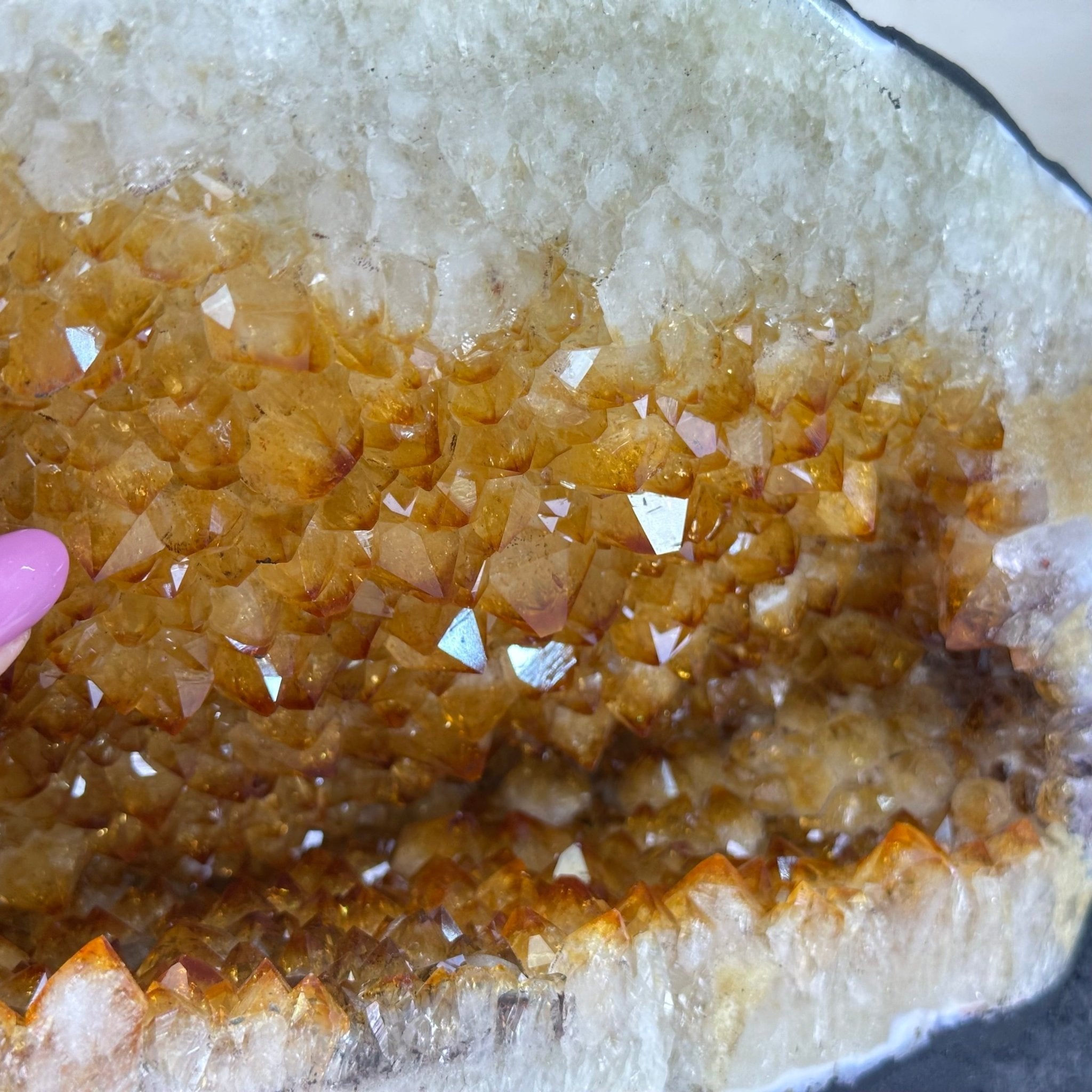 Extra Quality Citrine Cathedral, 24.9 lbs & 8.3" Tall 5603 - 0384 - Brazil GemsBrazil GemsExtra Quality Citrine Cathedral, 24.9 lbs & 8.3" Tall 5603 - 0384Cathedrals5603 - 0384