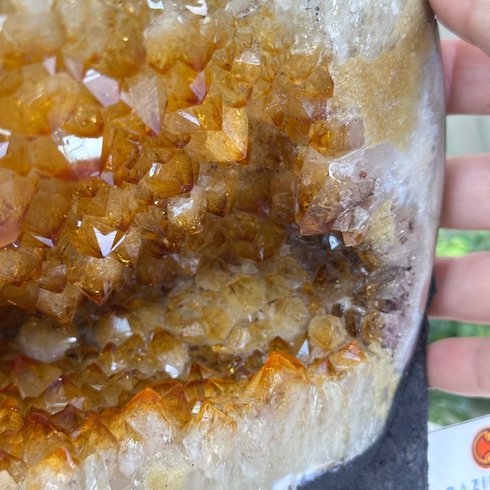 Extra Quality Citrine Cathedral, 24.9 lbs & 8.3" Tall 5603 - 0384 - Brazil GemsBrazil GemsExtra Quality Citrine Cathedral, 24.9 lbs & 8.3" Tall 5603 - 0384Cathedrals5603 - 0384