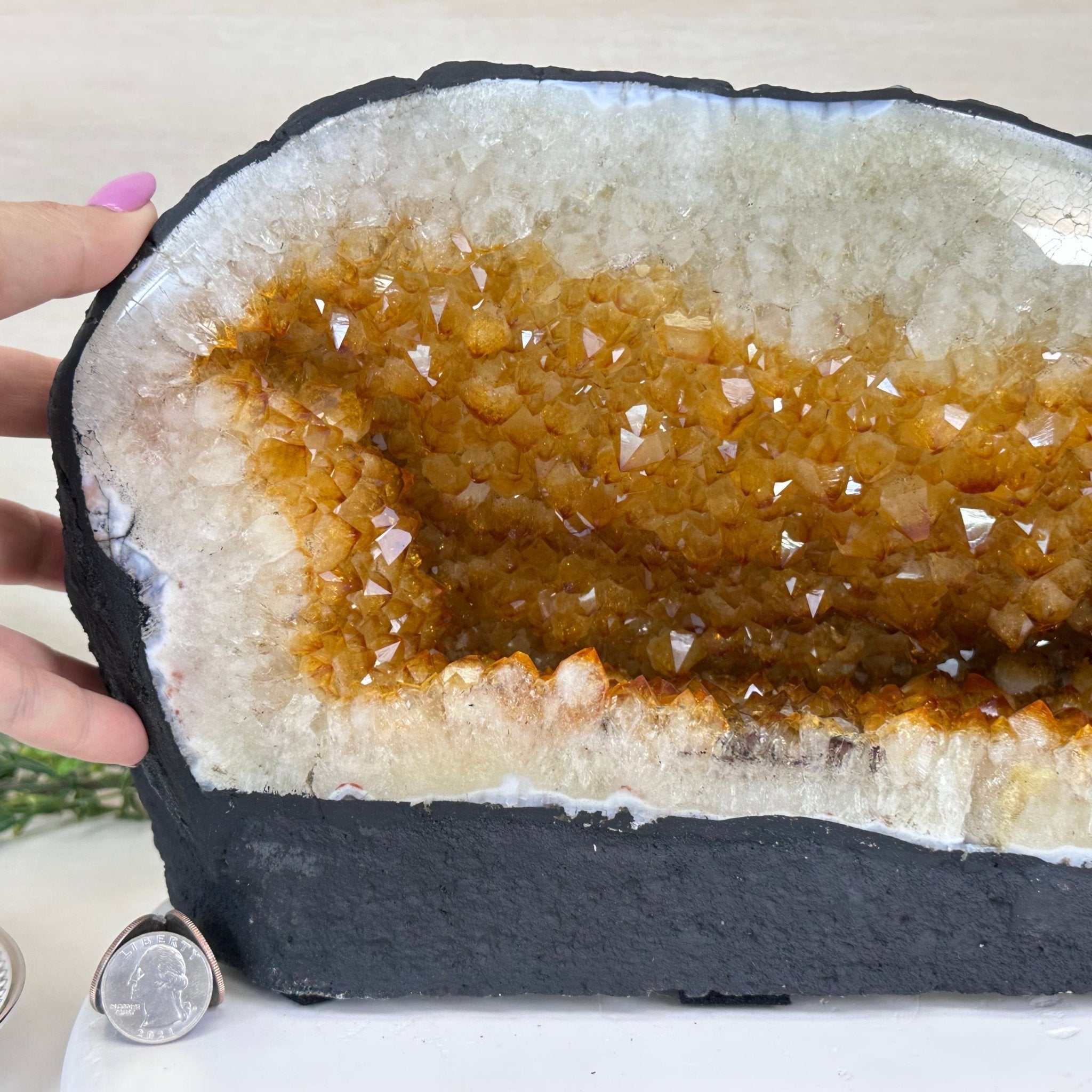 Extra Quality Citrine Cathedral, 24.9 lbs & 8.3" Tall 5603 - 0384 - Brazil GemsBrazil GemsExtra Quality Citrine Cathedral, 24.9 lbs & 8.3" Tall 5603 - 0384Cathedrals5603 - 0384