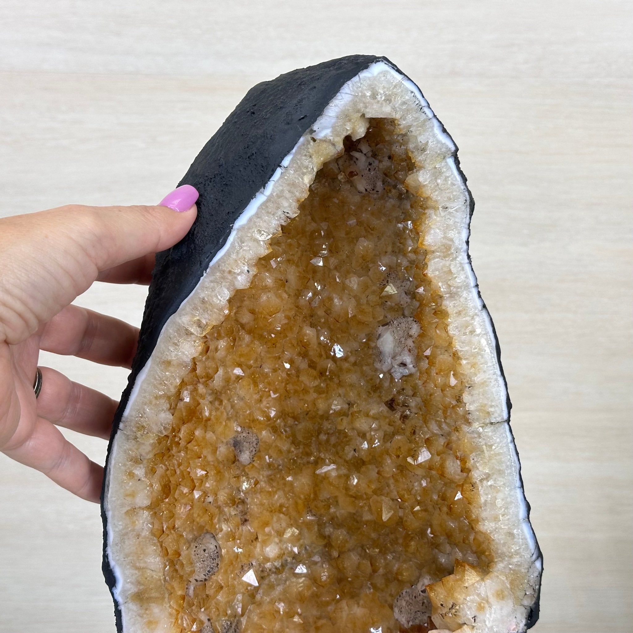 Extra Quality Citrine Cathedral, 25.6 lbs & 16.6" Tall 5603 - 0387 - Brazil GemsBrazil GemsExtra Quality Citrine Cathedral, 25.6 lbs & 16.6" Tall 5603 - 0387Cathedrals5603 - 0387