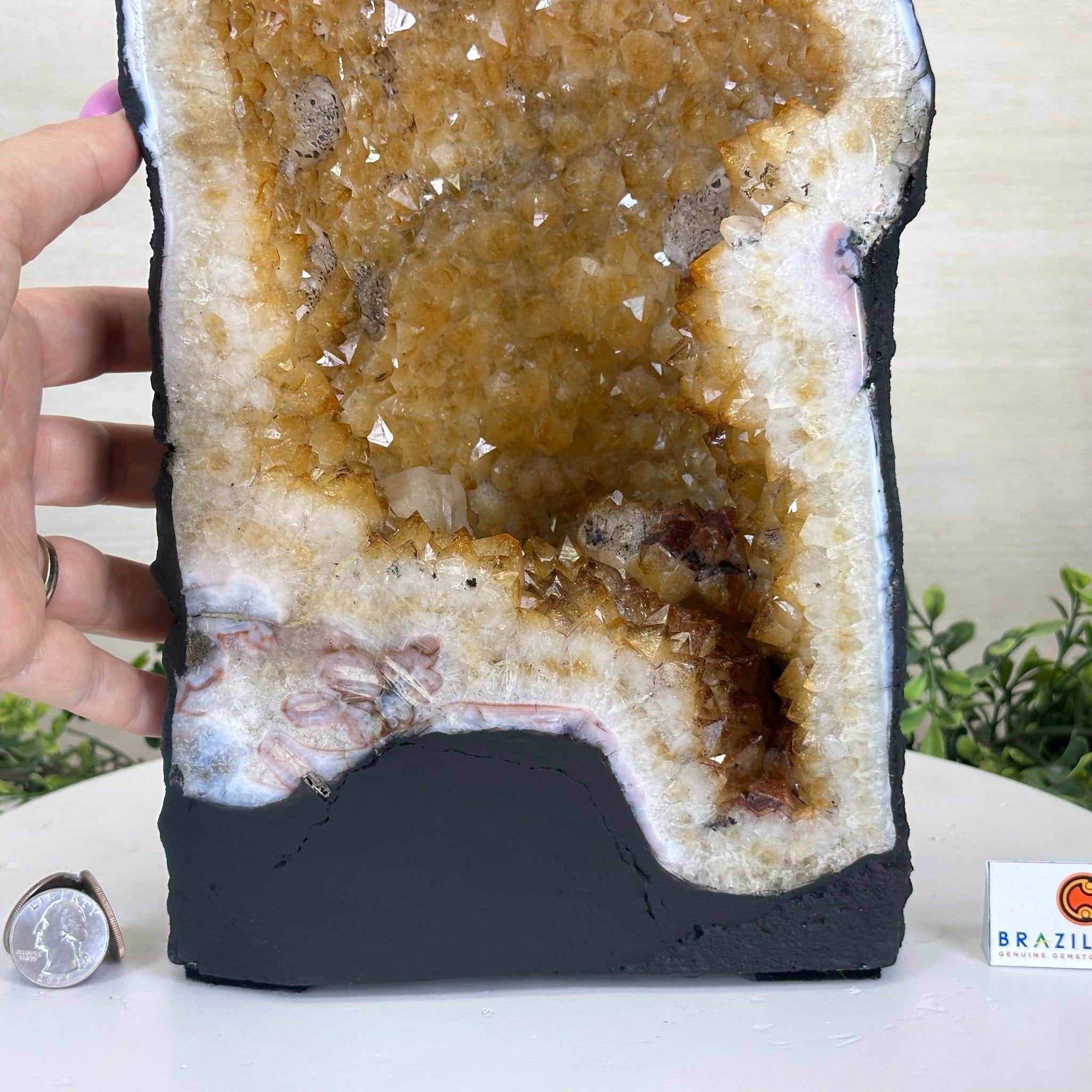 Extra Quality Citrine Cathedral, 25.6 lbs & 16.6" Tall 5603 - 0387 - Brazil GemsBrazil GemsExtra Quality Citrine Cathedral, 25.6 lbs & 16.6" Tall 5603 - 0387Cathedrals5603 - 0387