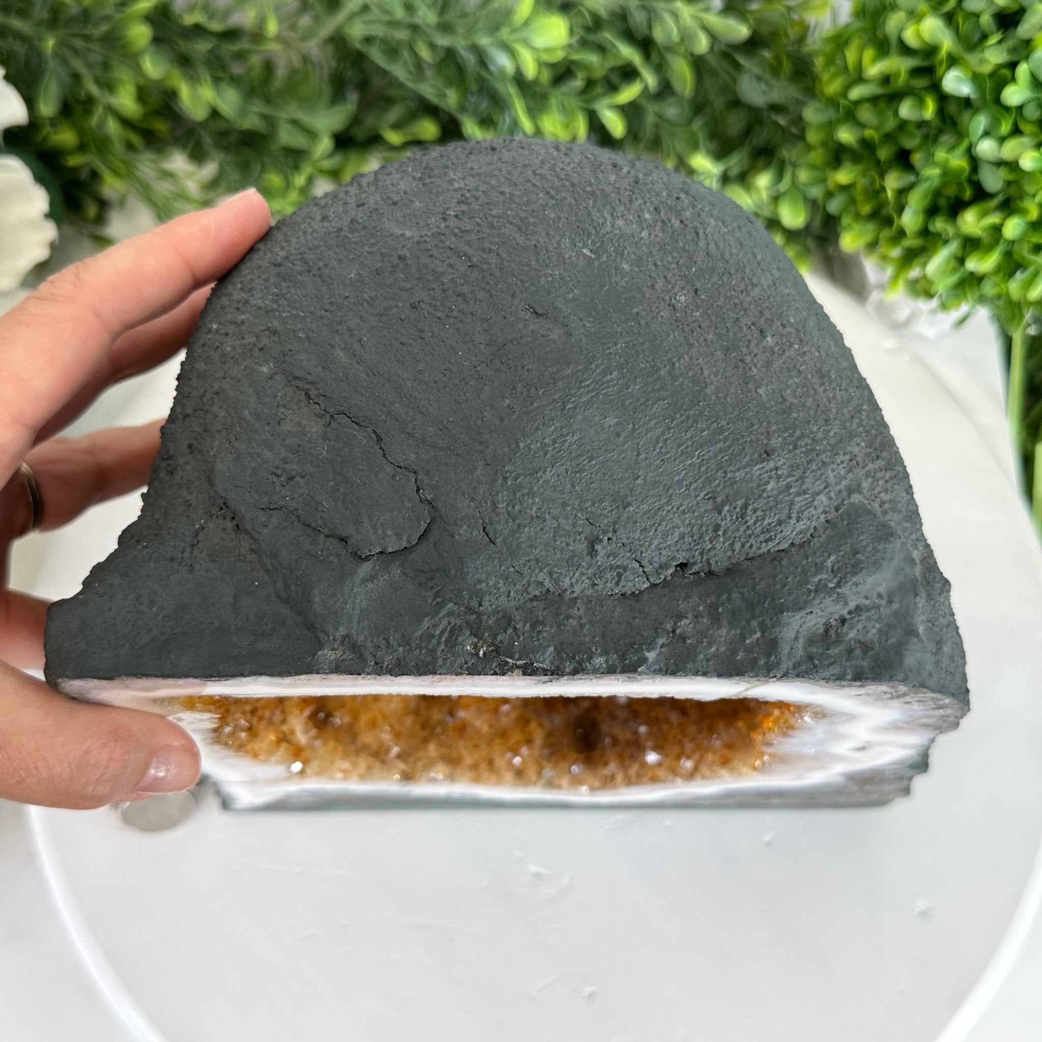 Extra Quality Citrine Cathedral, 25.8 lbs & 9.5" tall, Model #5603-0260 by Brazil Gems - Brazil GemsBrazil GemsExtra Quality Citrine Cathedral, 25.8 lbs & 9.5" tall, Model #5603-0260 by Brazil GemsCathedrals5603-0260