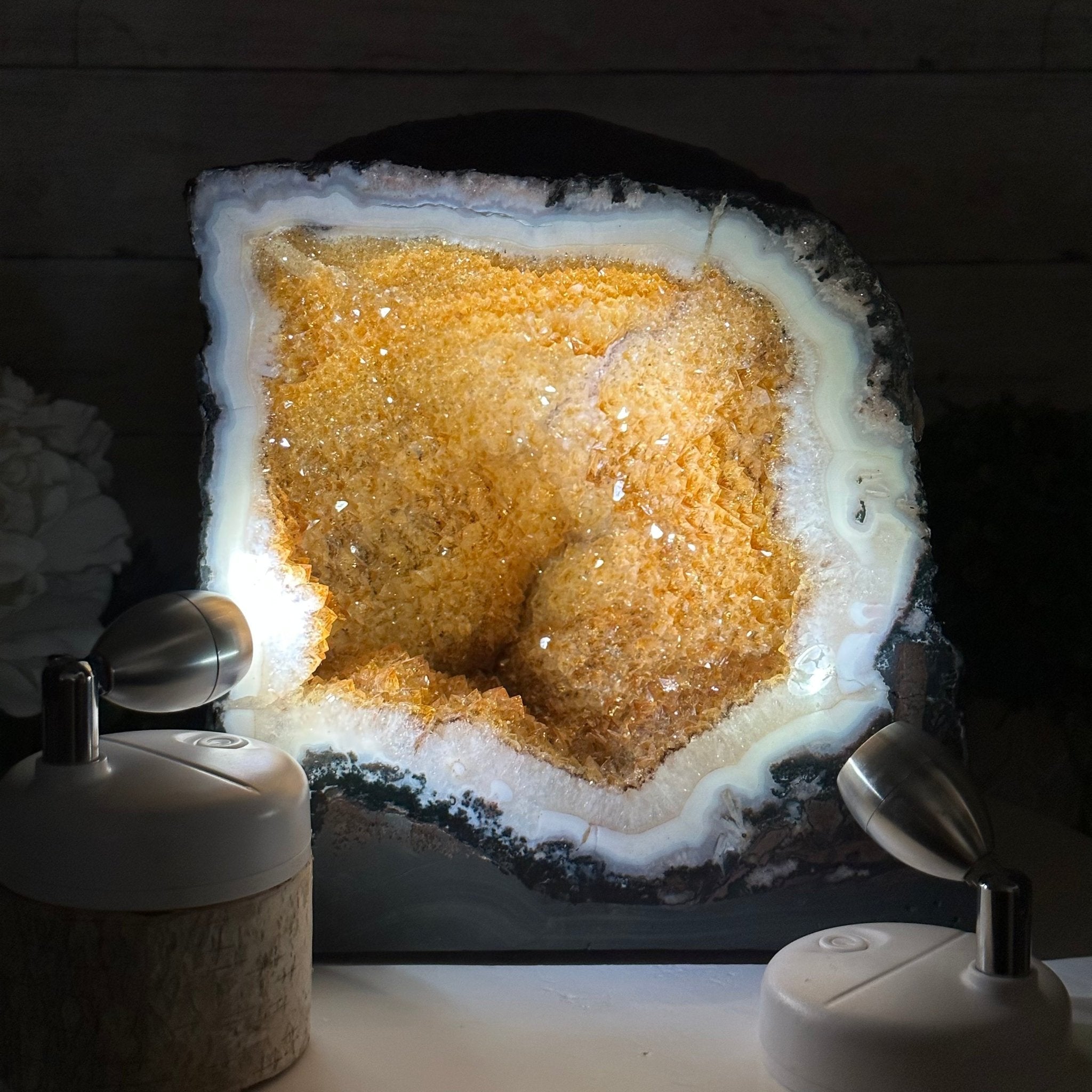 Extra Quality Citrine Cathedral, 25.8 lbs & 9.5" tall, Model #5603-0260 by Brazil Gems - Brazil GemsBrazil GemsExtra Quality Citrine Cathedral, 25.8 lbs & 9.5" tall, Model #5603-0260 by Brazil GemsCathedrals5603-0260