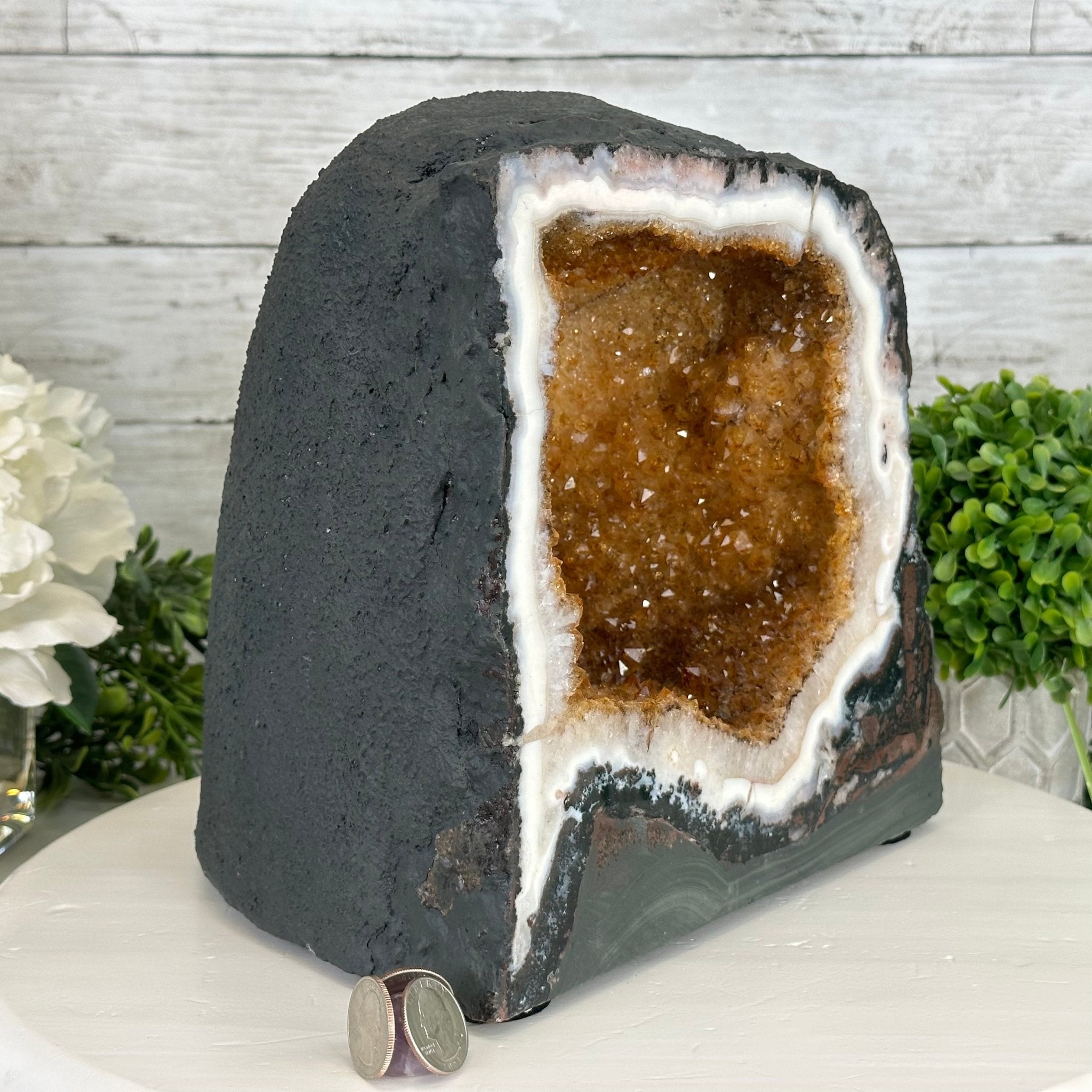 Extra Quality Citrine Cathedral, 25.8 lbs & 9.5" tall, Model #5603-0260 by Brazil Gems - Brazil GemsBrazil GemsExtra Quality Citrine Cathedral, 25.8 lbs & 9.5" tall, Model #5603-0260 by Brazil GemsCathedrals5603-0260