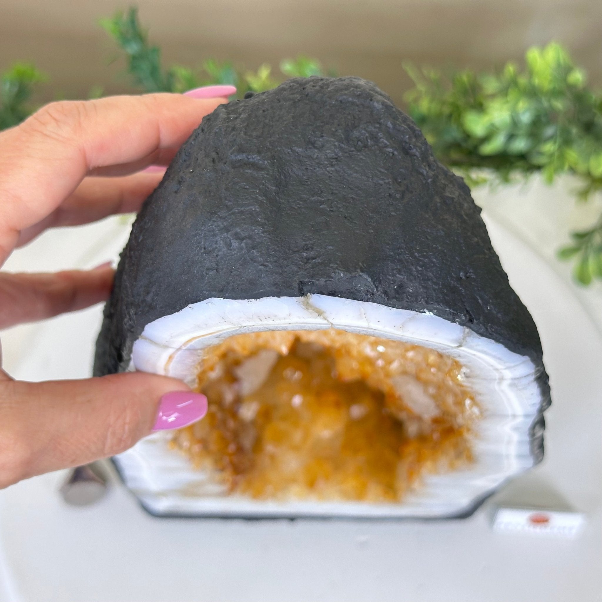 Extra Quality Citrine Cathedral, 32.2 lbs & 16.8" Tall 5603 - 0390 - Brazil GemsBrazil GemsExtra Quality Citrine Cathedral, 32.2 lbs & 16.8" Tall 5603 - 0390Cathedrals5603 - 0390