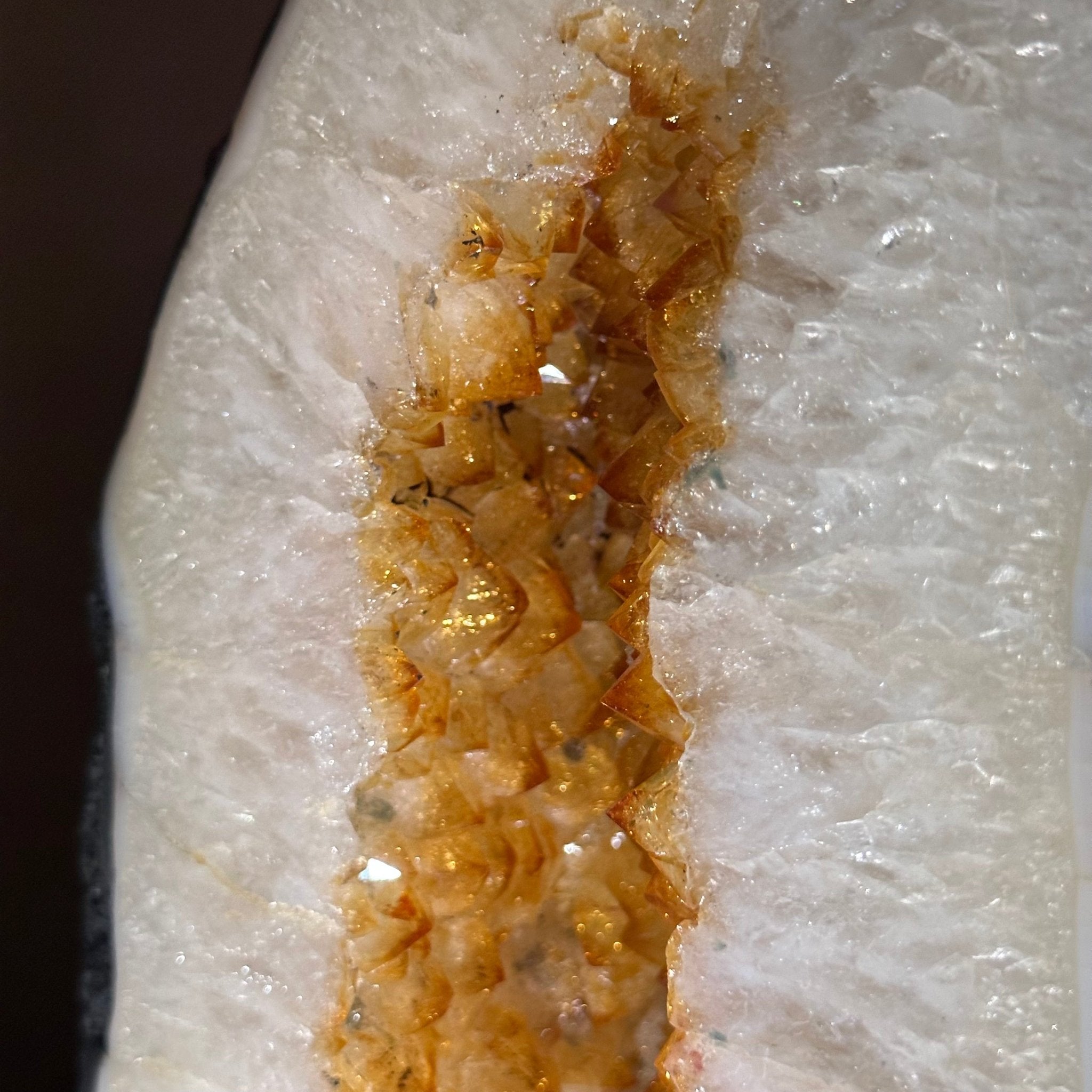 Extra Quality Citrine Cathedral, 32.3 lbs & 15" Tall 5603 - 0391 - Brazil GemsBrazil GemsExtra Quality Citrine Cathedral, 32.3 lbs & 15" Tall 5603 - 0391Cathedrals5603 - 0391