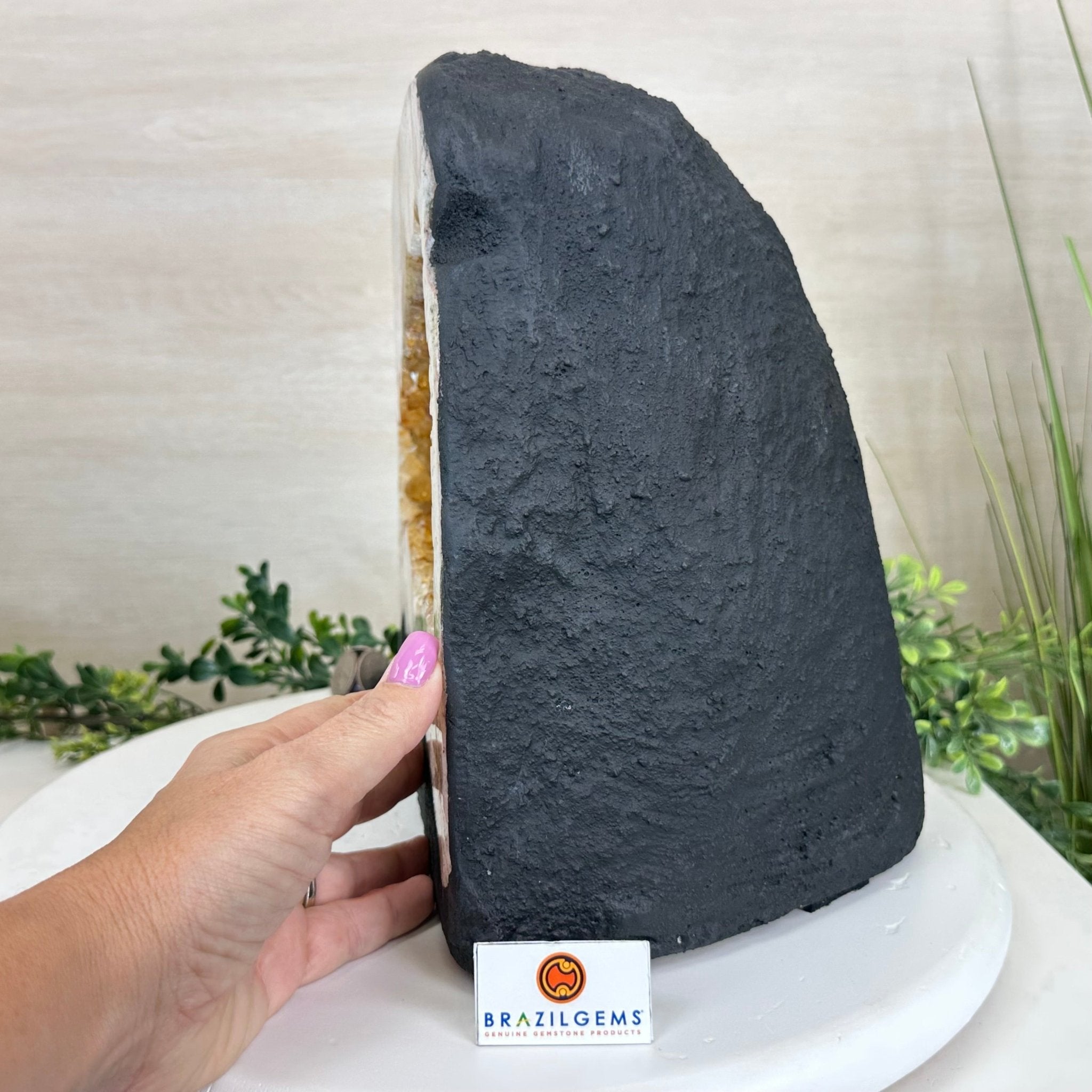 Extra Quality Citrine Cathedral, 35.4 lbs & 10.9" Tall 5603 - 0392 - Brazil GemsBrazil GemsExtra Quality Citrine Cathedral, 35.4 lbs & 10.9" Tall 5603 - 0392Cathedrals5603 - 0392