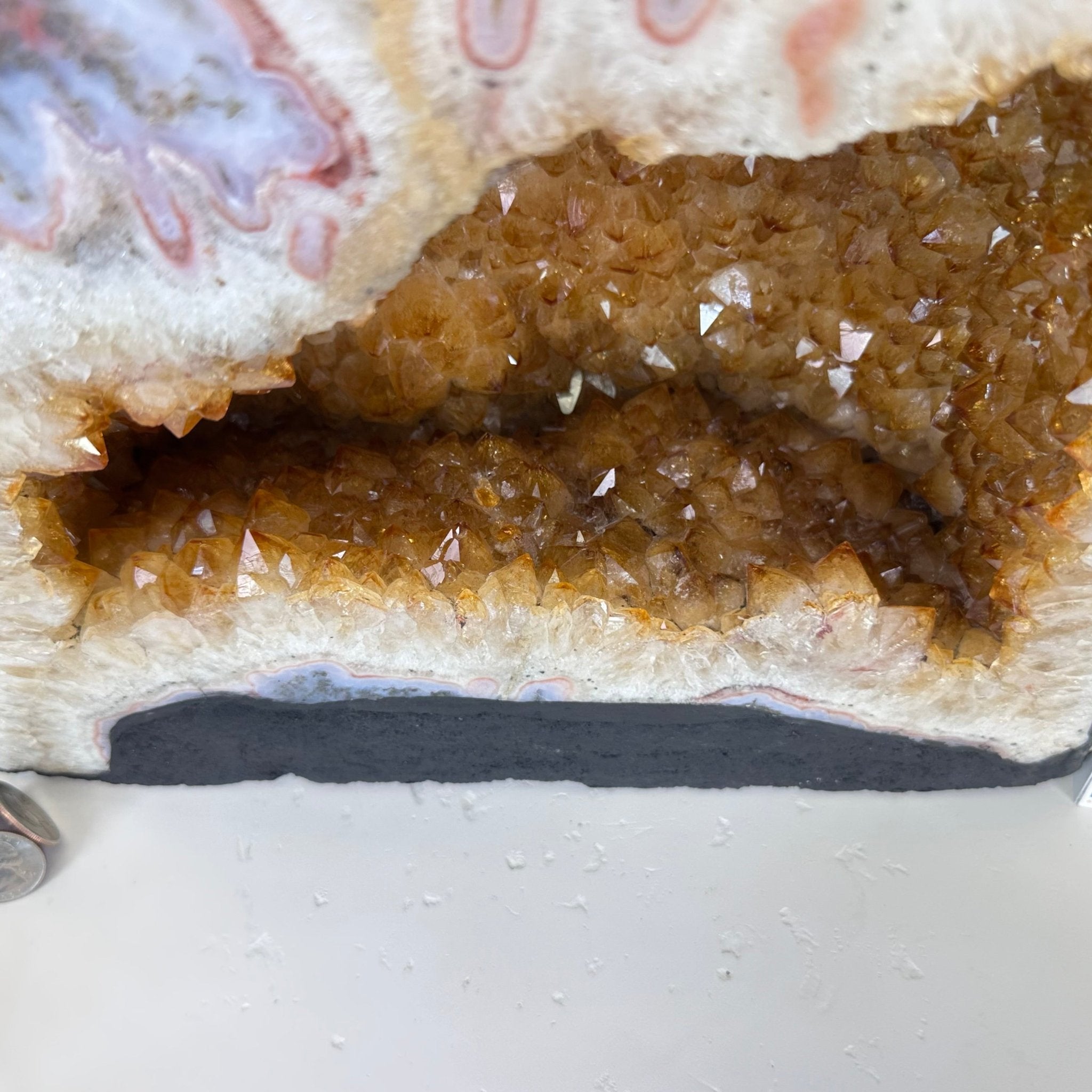 Extra Quality Citrine Cathedral, 35.4 lbs & 10.9" Tall 5603 - 0392 - Brazil GemsBrazil GemsExtra Quality Citrine Cathedral, 35.4 lbs & 10.9" Tall 5603 - 0392Cathedrals5603 - 0392