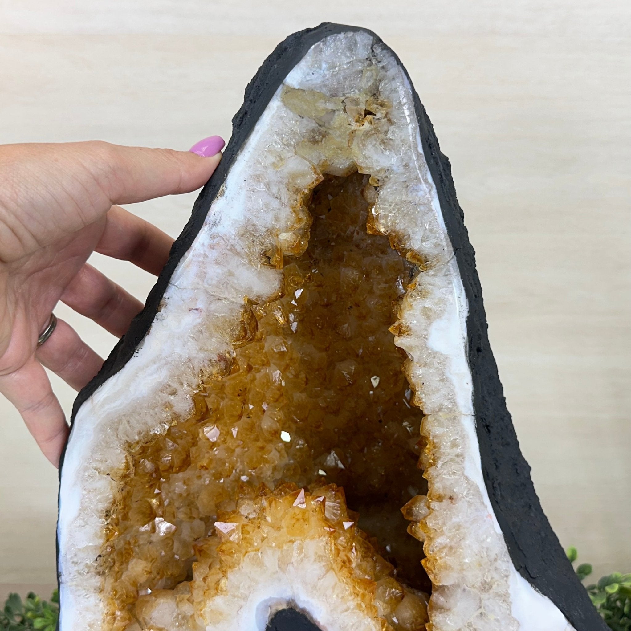 Extra Quality Citrine Cathedral, 35.6 lbs & 14.9" Tall 5603 - 0393 - Brazil GemsBrazil GemsExtra Quality Citrine Cathedral, 35.6 lbs & 14.9" Tall 5603 - 0393Cathedrals5603 - 0393