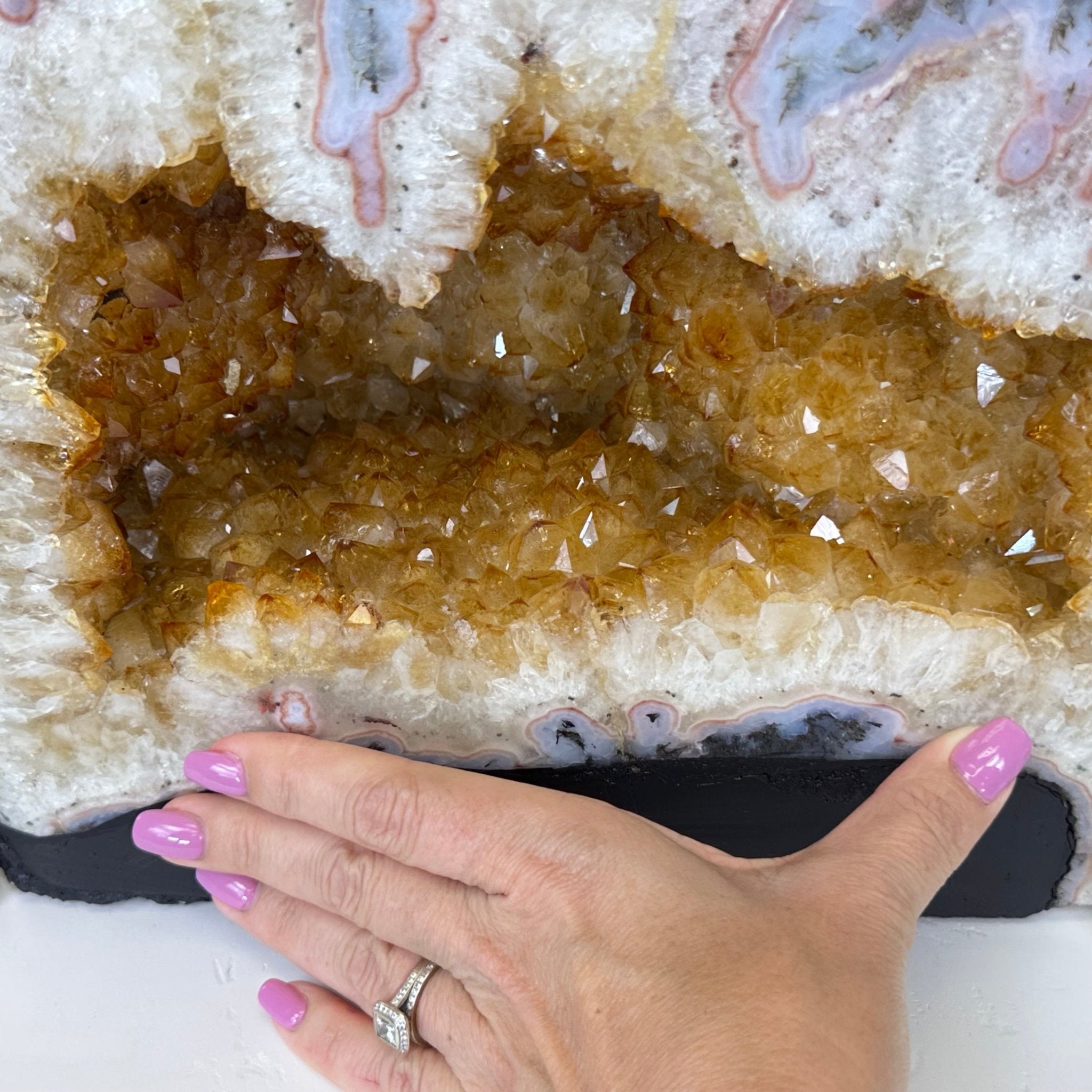 Extra Quality Citrine Cathedral, 37.2 lbs & 10.7" Tall 5603 - 0394 - Brazil GemsBrazil GemsExtra Quality Citrine Cathedral, 37.2 lbs & 10.7" Tall 5603 - 0394Cathedrals5603 - 0394