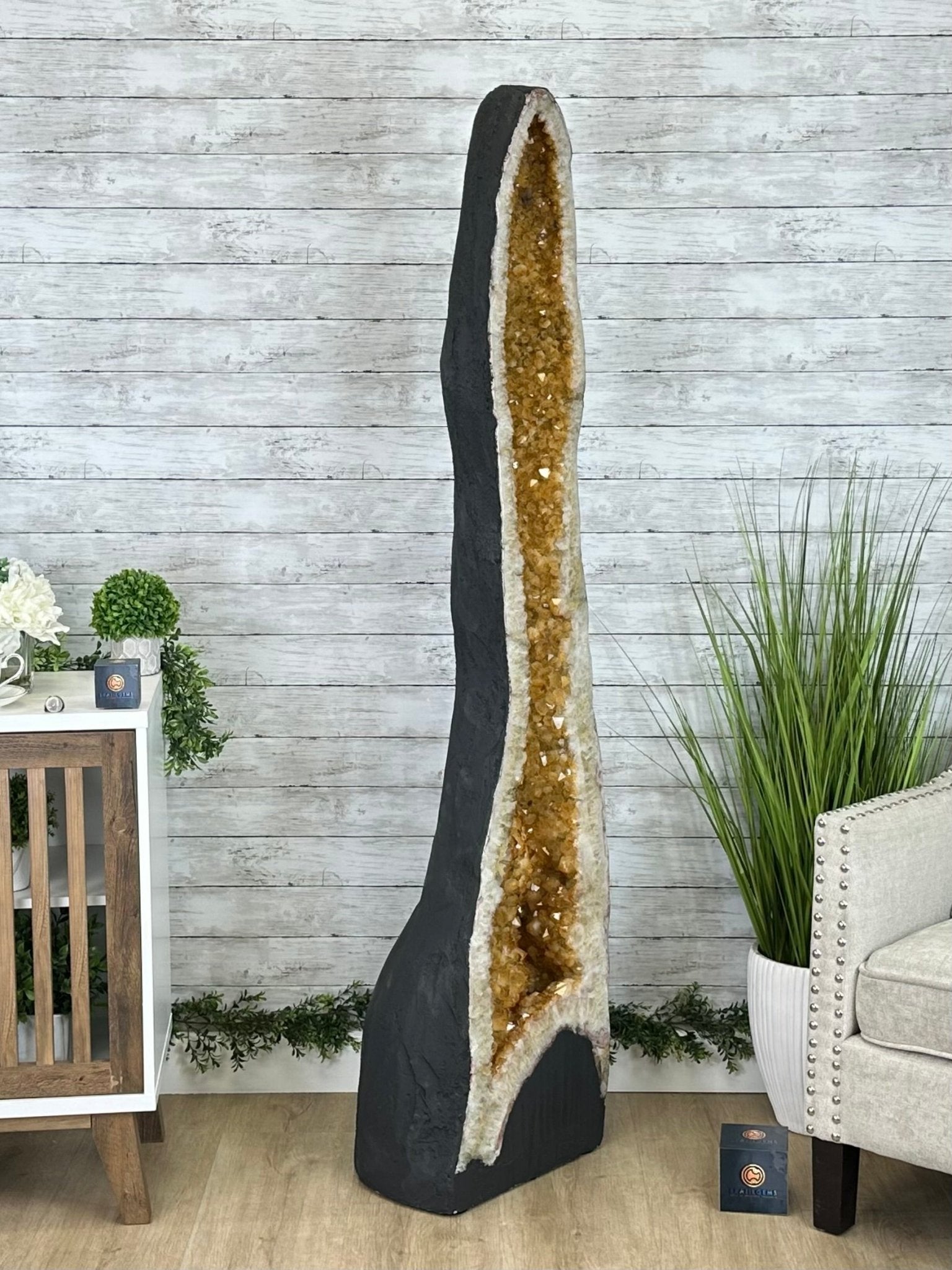 Extra Quality Citrine Cathedral, 377.1 lbs & 67.2" Tall #5603-0313 - Brazil GemsBrazil GemsExtra Quality Citrine Cathedral, 377.1 lbs & 67.2" Tall #5603-0313Cathedrals5603-0313