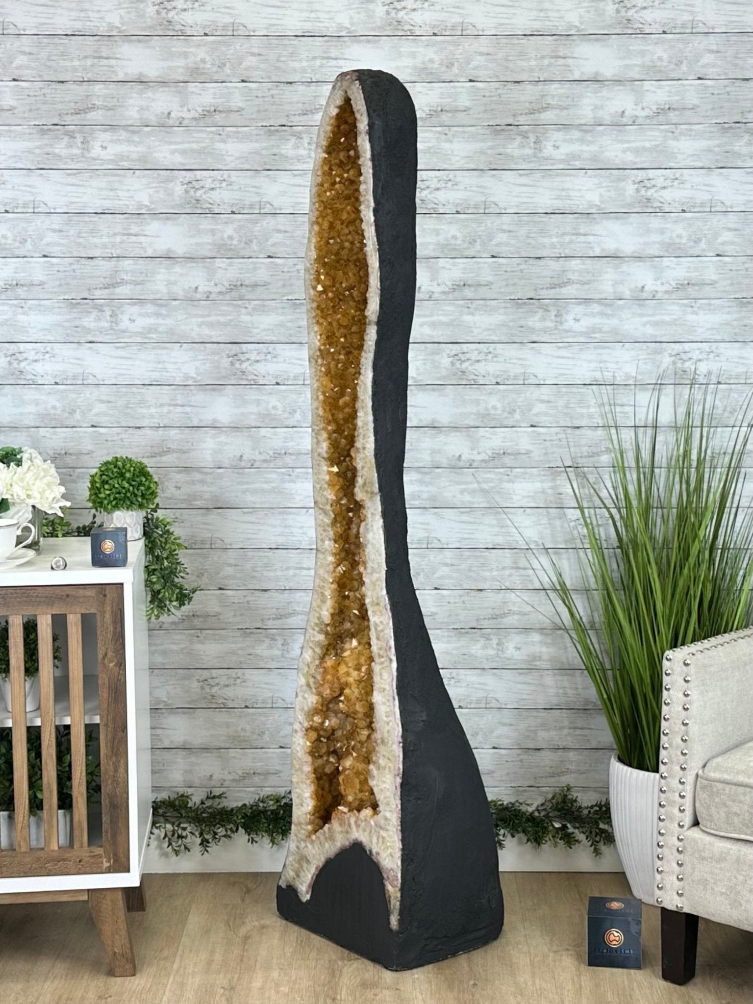 Extra Quality Citrine Cathedral, 377.1 lbs & 67.2" Tall #5603-0313 - Brazil GemsBrazil GemsExtra Quality Citrine Cathedral, 377.1 lbs & 67.2" Tall #5603-0313Cathedrals5603-0313