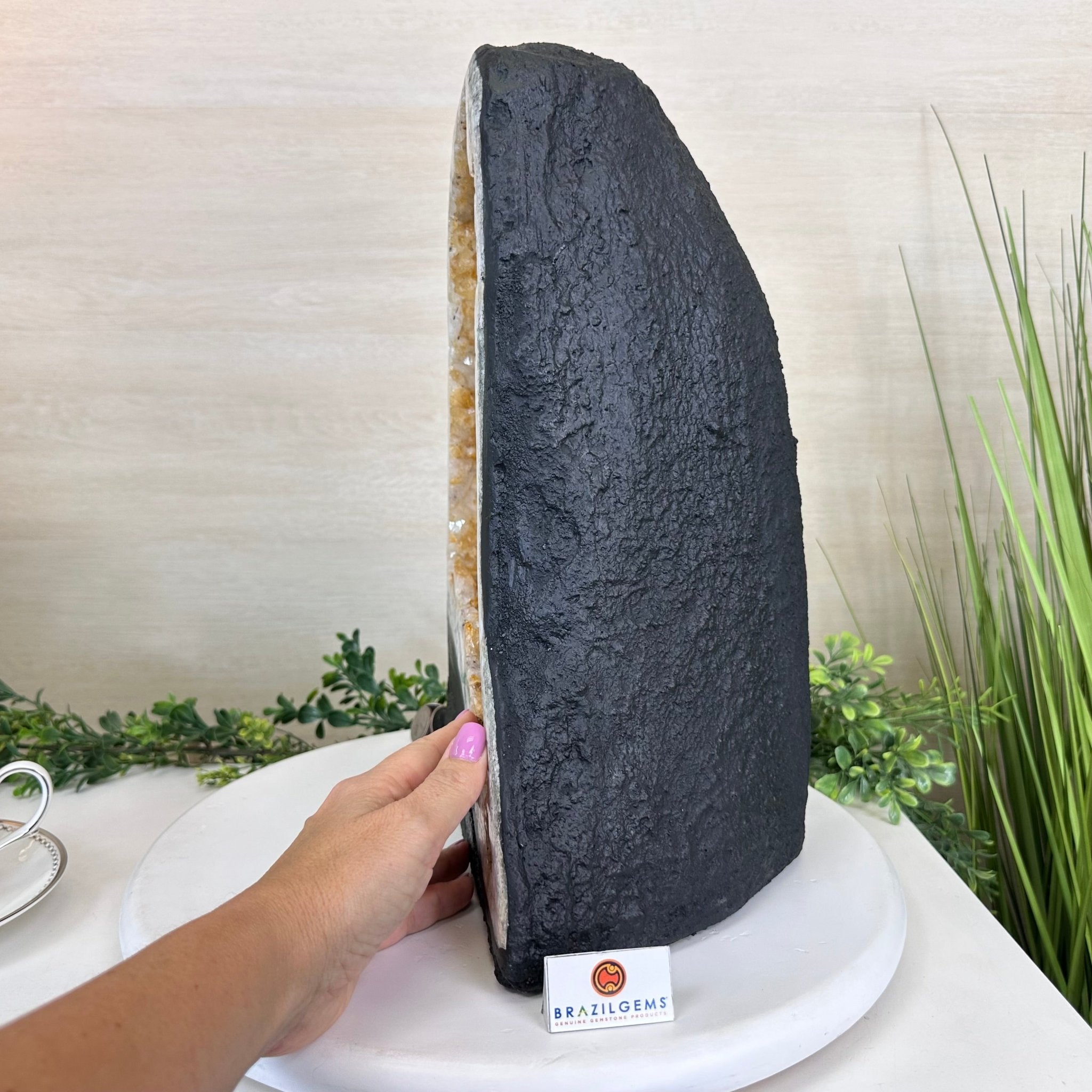 Extra Quality Citrine Cathedral, 41 lbs & 14.9" Tall 5603 - 0397 - Brazil GemsBrazil GemsExtra Quality Citrine Cathedral, 41 lbs & 14.9" Tall 5603 - 0397Cathedrals5603 - 0397