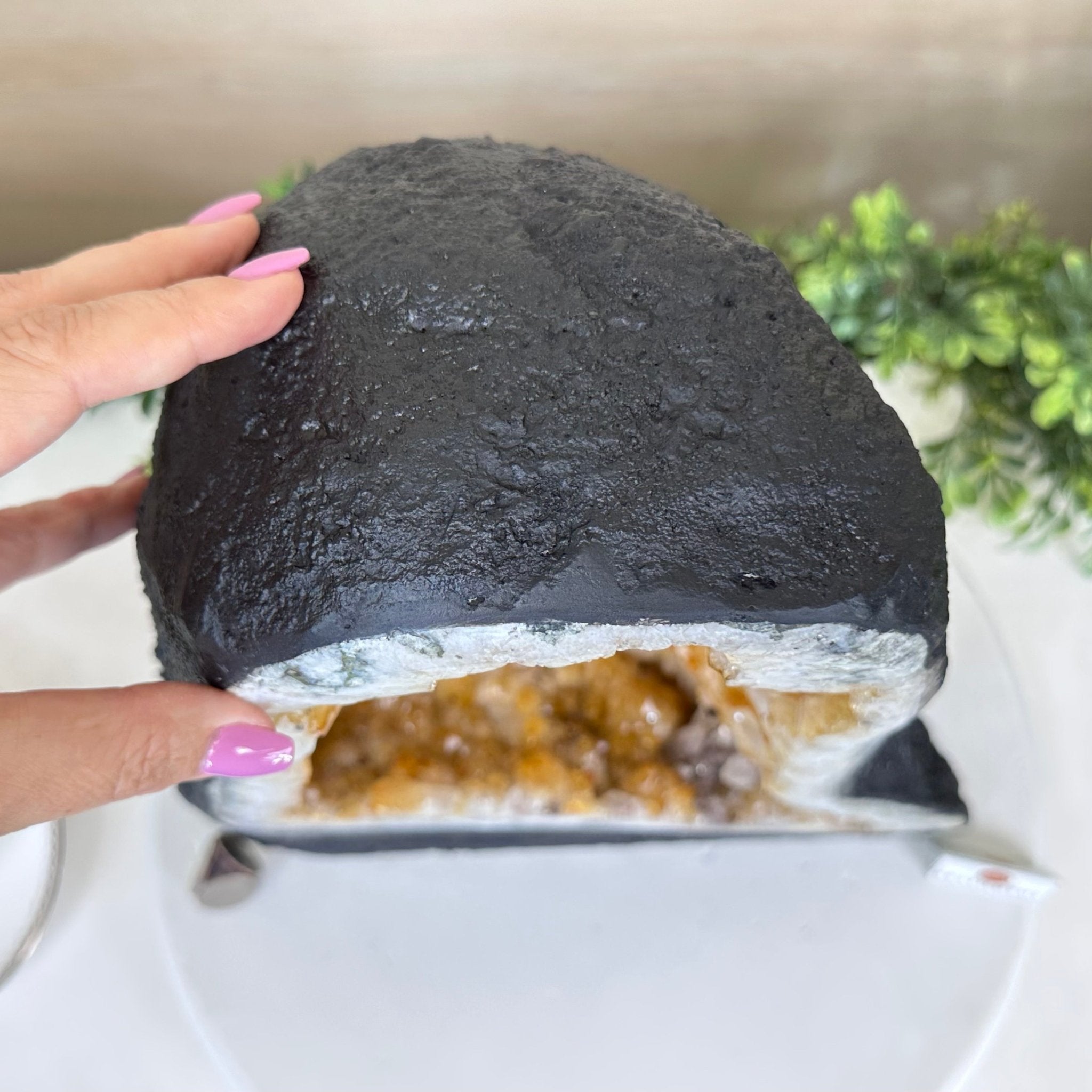 Extra Quality Citrine Cathedral, 41 lbs & 14.9" Tall 5603 - 0397 - Brazil GemsBrazil GemsExtra Quality Citrine Cathedral, 41 lbs & 14.9" Tall 5603 - 0397Cathedrals5603 - 0397