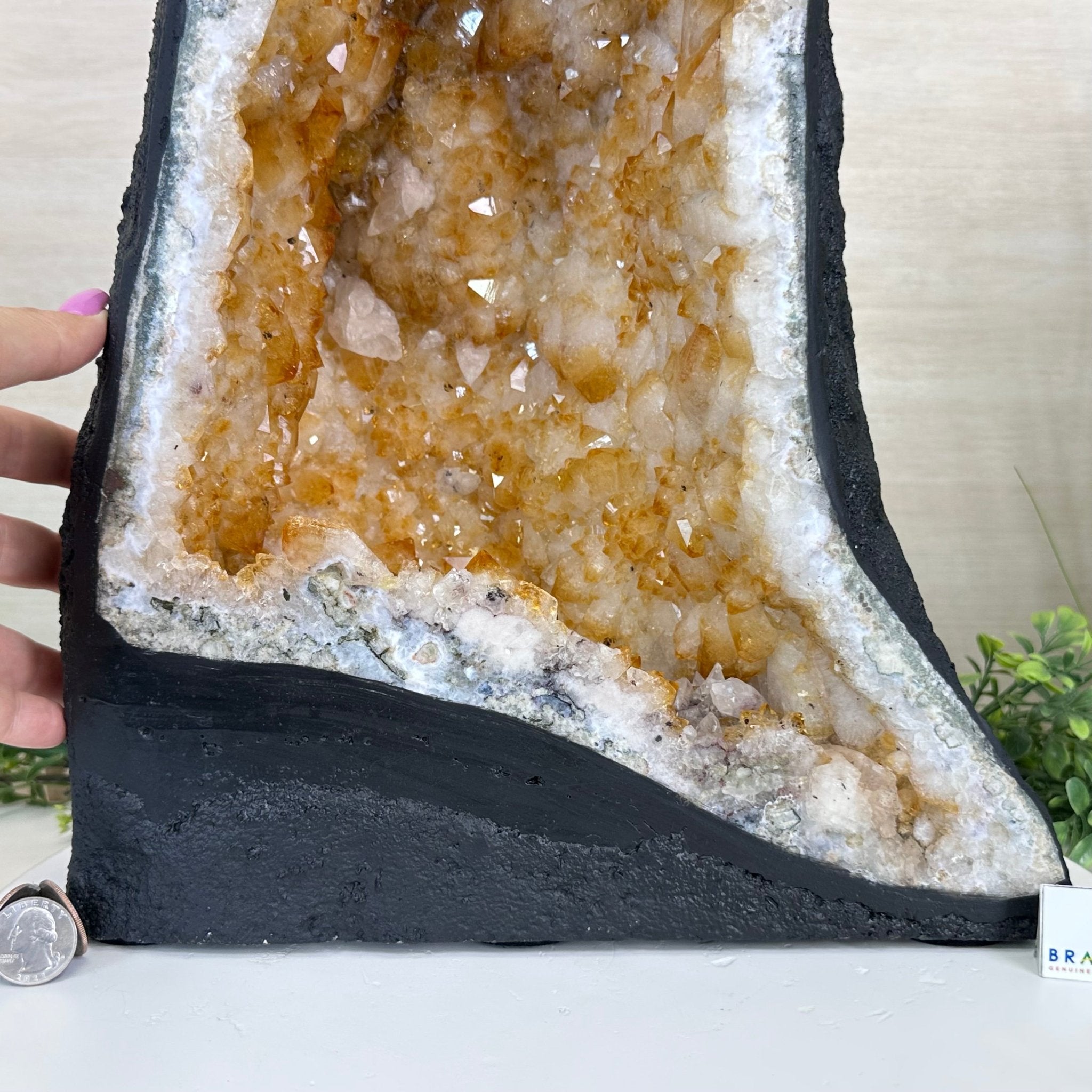 Extra Quality Citrine Cathedral, 41 lbs & 14.9" Tall 5603 - 0397 - Brazil GemsBrazil GemsExtra Quality Citrine Cathedral, 41 lbs & 14.9" Tall 5603 - 0397Cathedrals5603 - 0397
