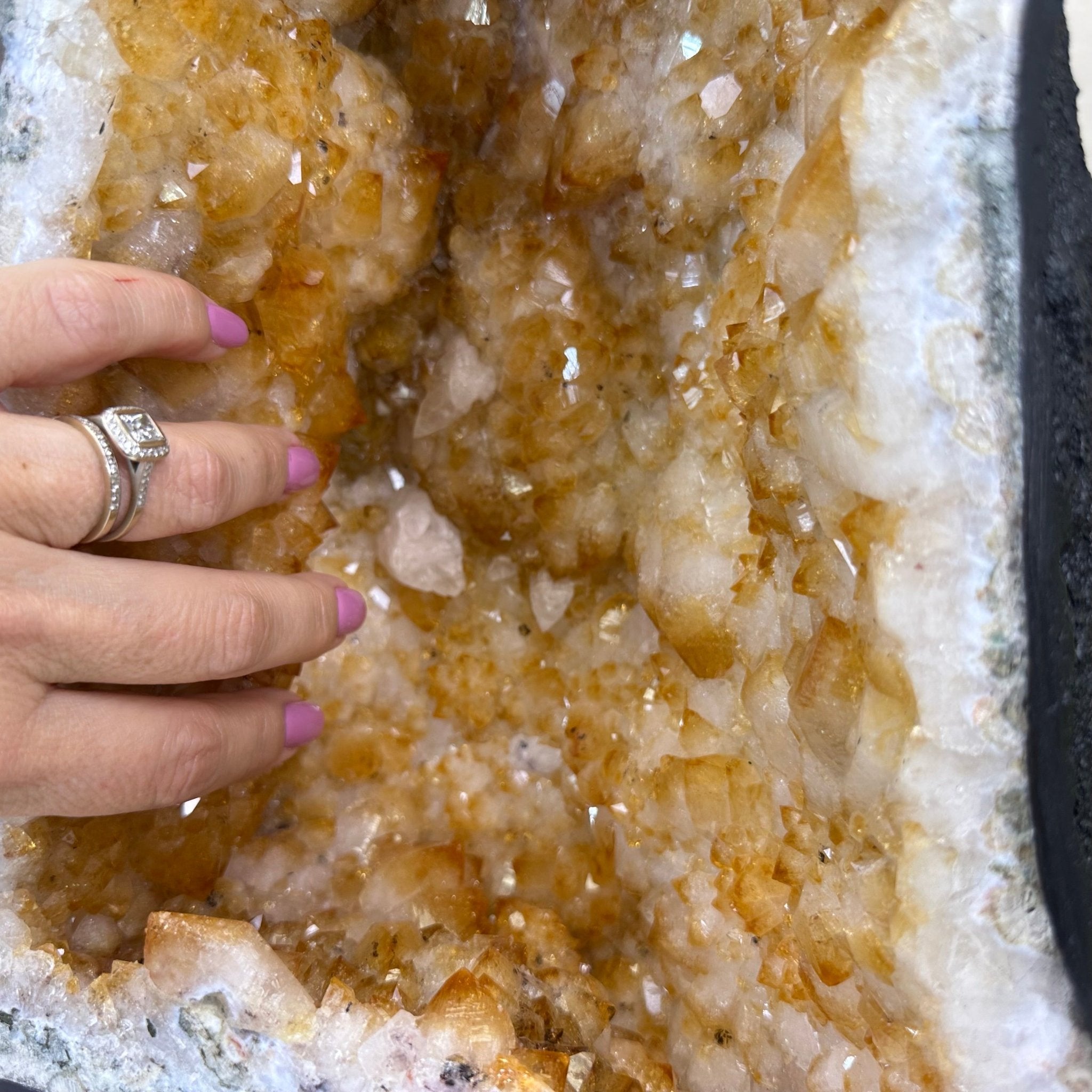 Extra Quality Citrine Cathedral, 41 lbs & 14.9" Tall 5603 - 0397 - Brazil GemsBrazil GemsExtra Quality Citrine Cathedral, 41 lbs & 14.9" Tall 5603 - 0397Cathedrals5603 - 0397