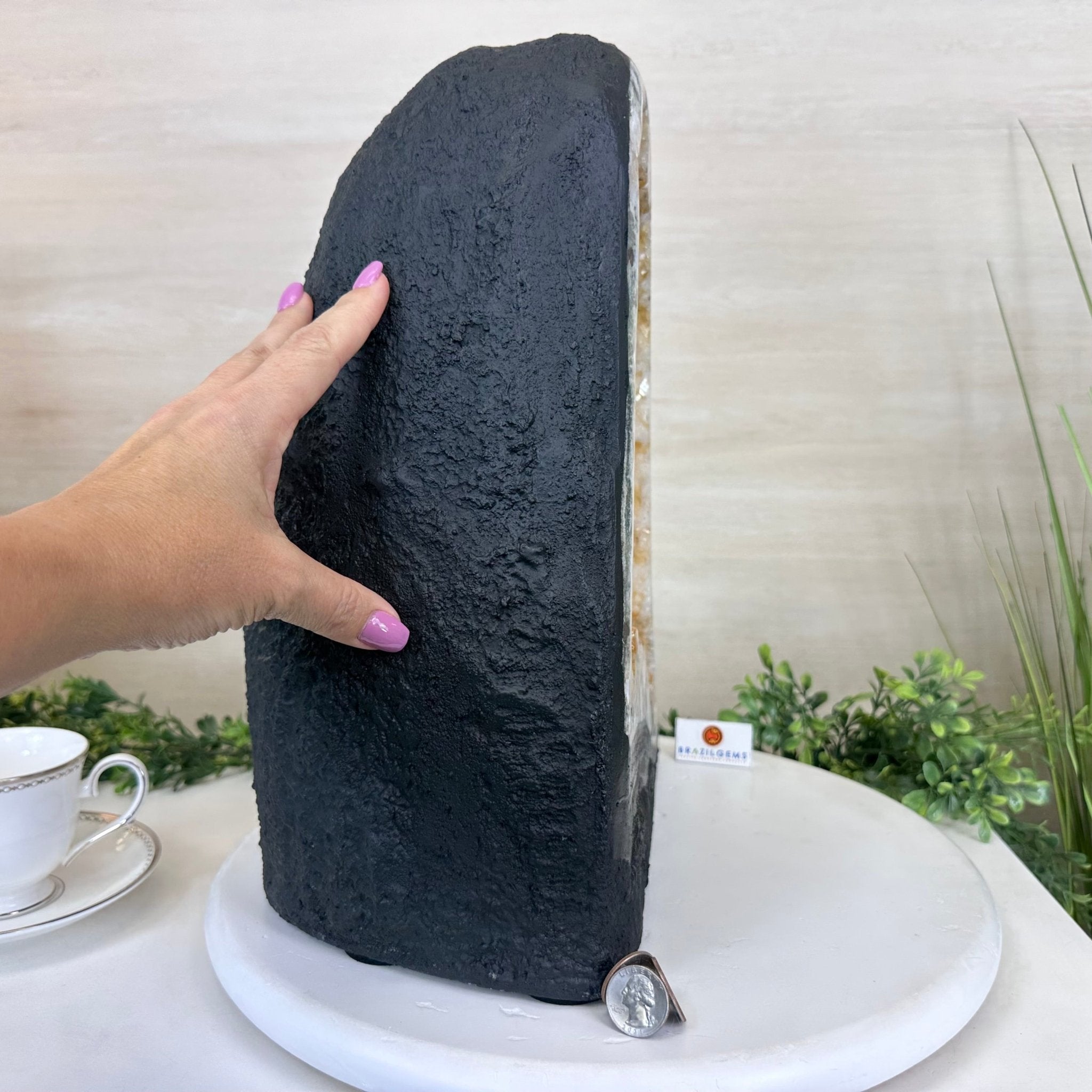 Extra Quality Citrine Cathedral, 41 lbs & 14.9" Tall 5603 - 0397 - Brazil GemsBrazil GemsExtra Quality Citrine Cathedral, 41 lbs & 14.9" Tall 5603 - 0397Cathedrals5603 - 0397