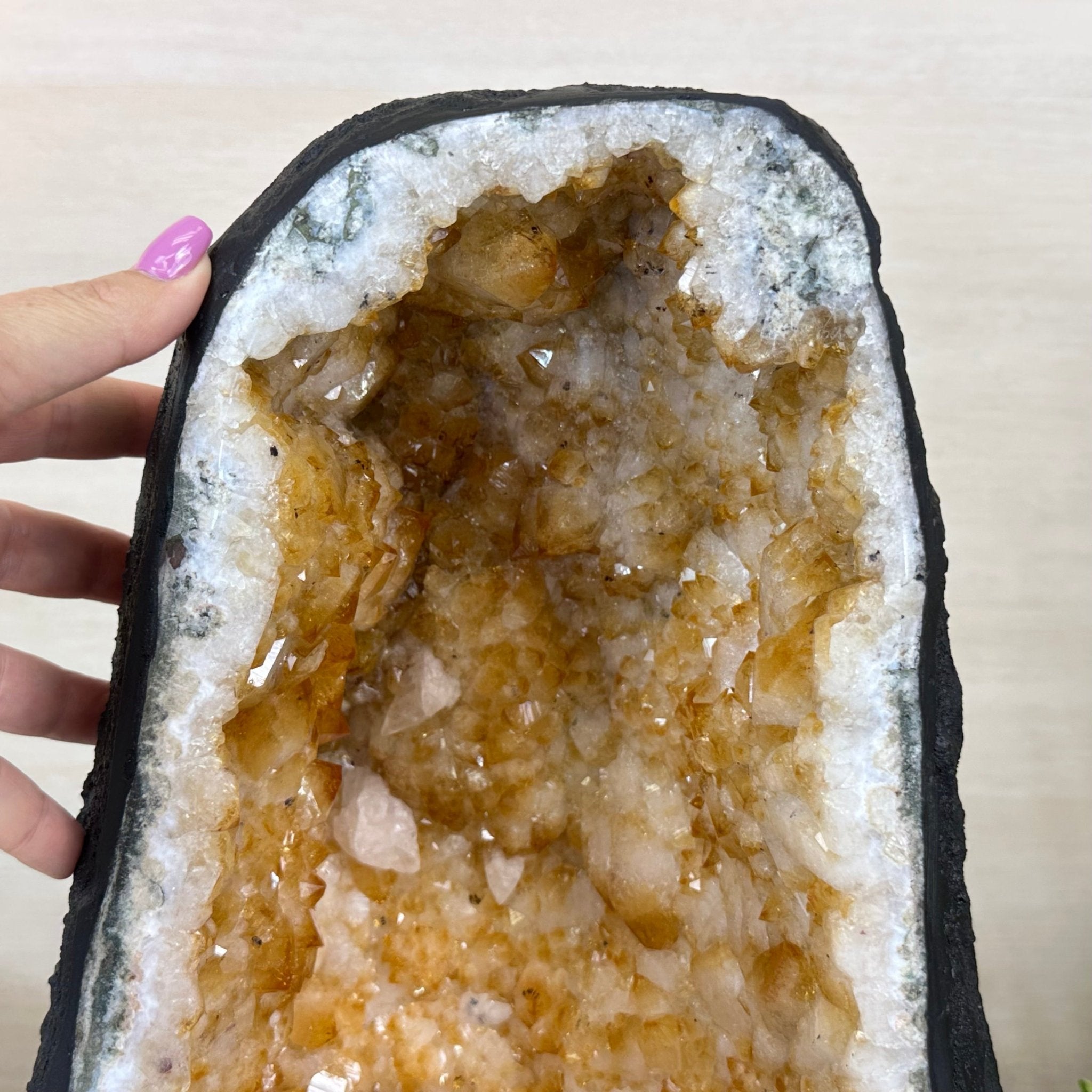 Extra Quality Citrine Cathedral, 41 lbs & 14.9" Tall 5603 - 0397 - Brazil GemsBrazil GemsExtra Quality Citrine Cathedral, 41 lbs & 14.9" Tall 5603 - 0397Cathedrals5603 - 0397