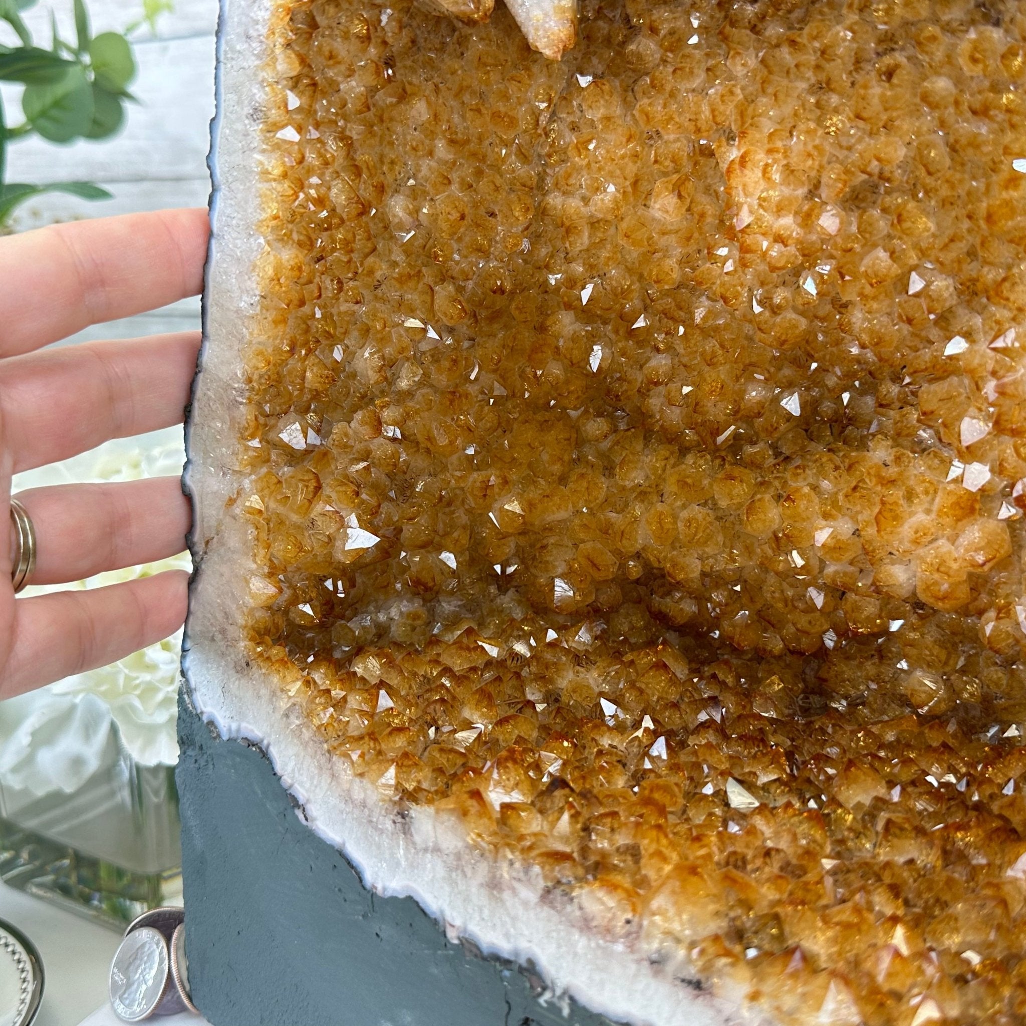 Extra Quality Citrine Cathedral, 44.1lbs & 12.5" tall, Model #5603-0270 by Brazil Gems - Brazil GemsBrazil GemsExtra Quality Citrine Cathedral, 44.1lbs & 12.5" tall, Model #5603-0270 by Brazil GemsCathedrals5603-0270