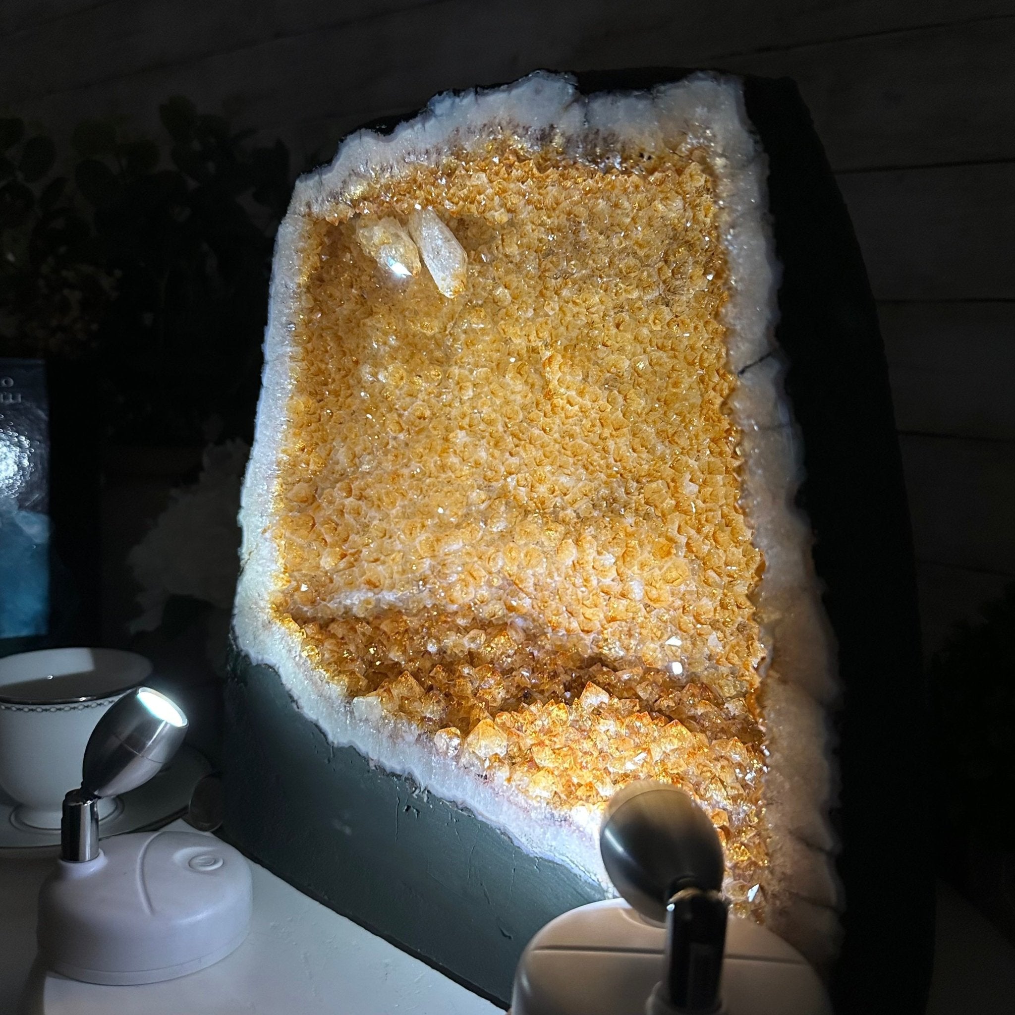 Extra Quality Citrine Cathedral, 44.1lbs & 12.5" tall, Model #5603-0270 by Brazil Gems - Brazil GemsBrazil GemsExtra Quality Citrine Cathedral, 44.1lbs & 12.5" tall, Model #5603-0270 by Brazil GemsCathedrals5603-0270