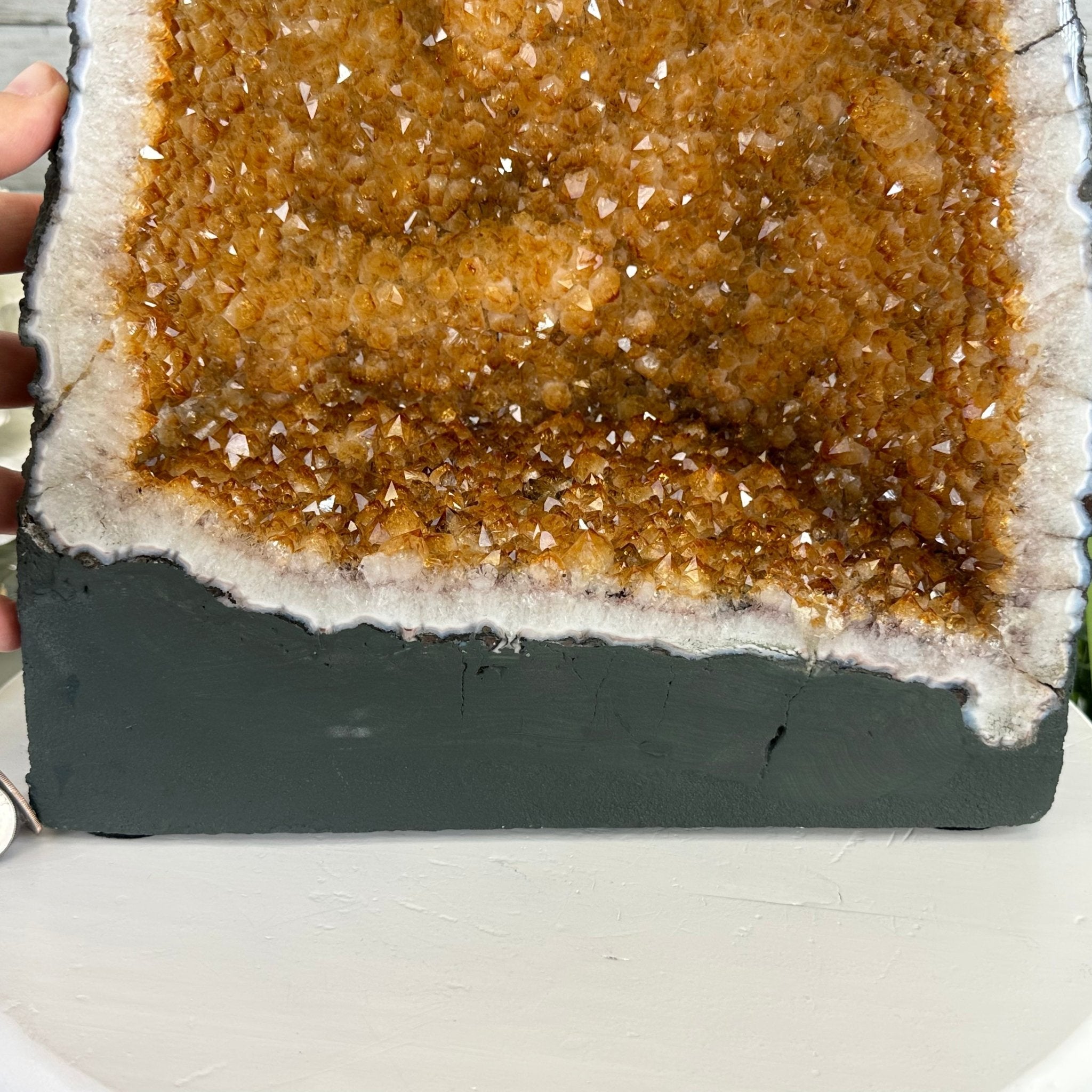 Extra Quality Citrine Cathedral, 44.1lbs & 12.5" tall, Model #5603-0270 by Brazil Gems - Brazil GemsBrazil GemsExtra Quality Citrine Cathedral, 44.1lbs & 12.5" tall, Model #5603-0270 by Brazil GemsCathedrals5603-0270