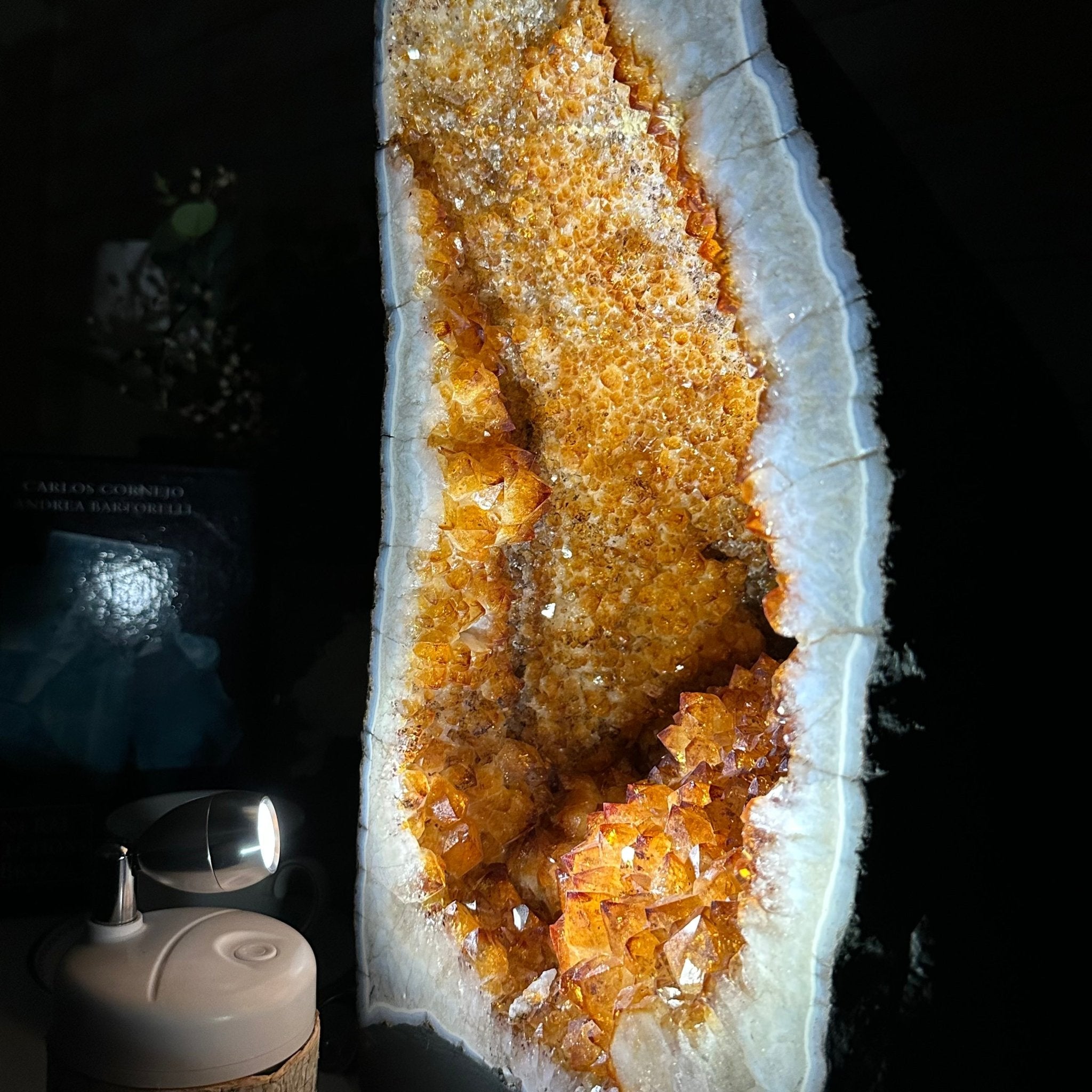 Extra Quality Citrine Cathedral, 50.5 lbs & 17" tall, Model #5603-0273 by Brazil Gems - Brazil GemsBrazil GemsExtra Quality Citrine Cathedral, 50.5 lbs & 17" tall, Model #5603-0273 by Brazil GemsCathedrals5603-0273