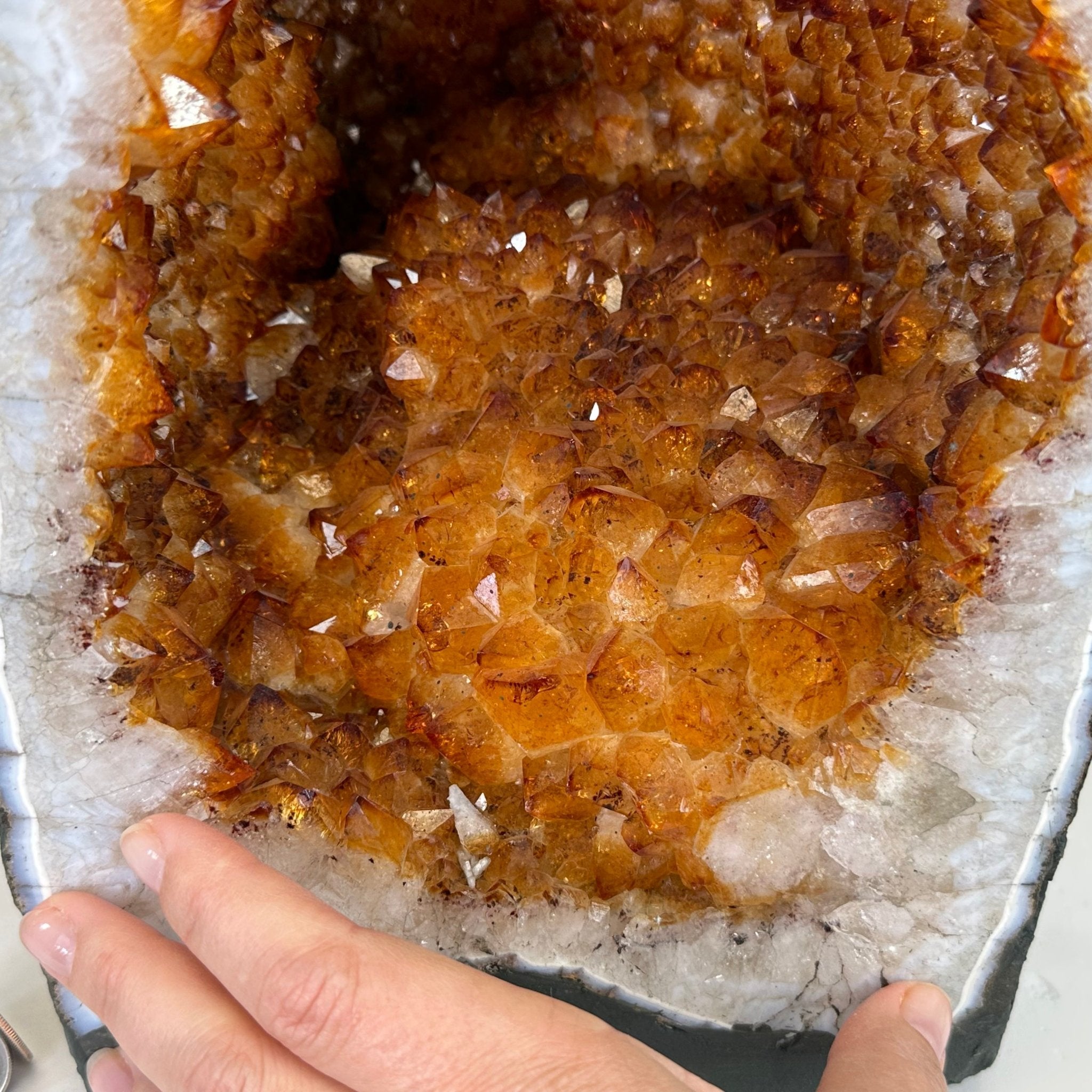 Extra Quality Citrine Cathedral, 50.5 lbs & 17" tall, Model #5603-0273 by Brazil Gems - Brazil GemsBrazil GemsExtra Quality Citrine Cathedral, 50.5 lbs & 17" tall, Model #5603-0273 by Brazil GemsCathedrals5603-0273