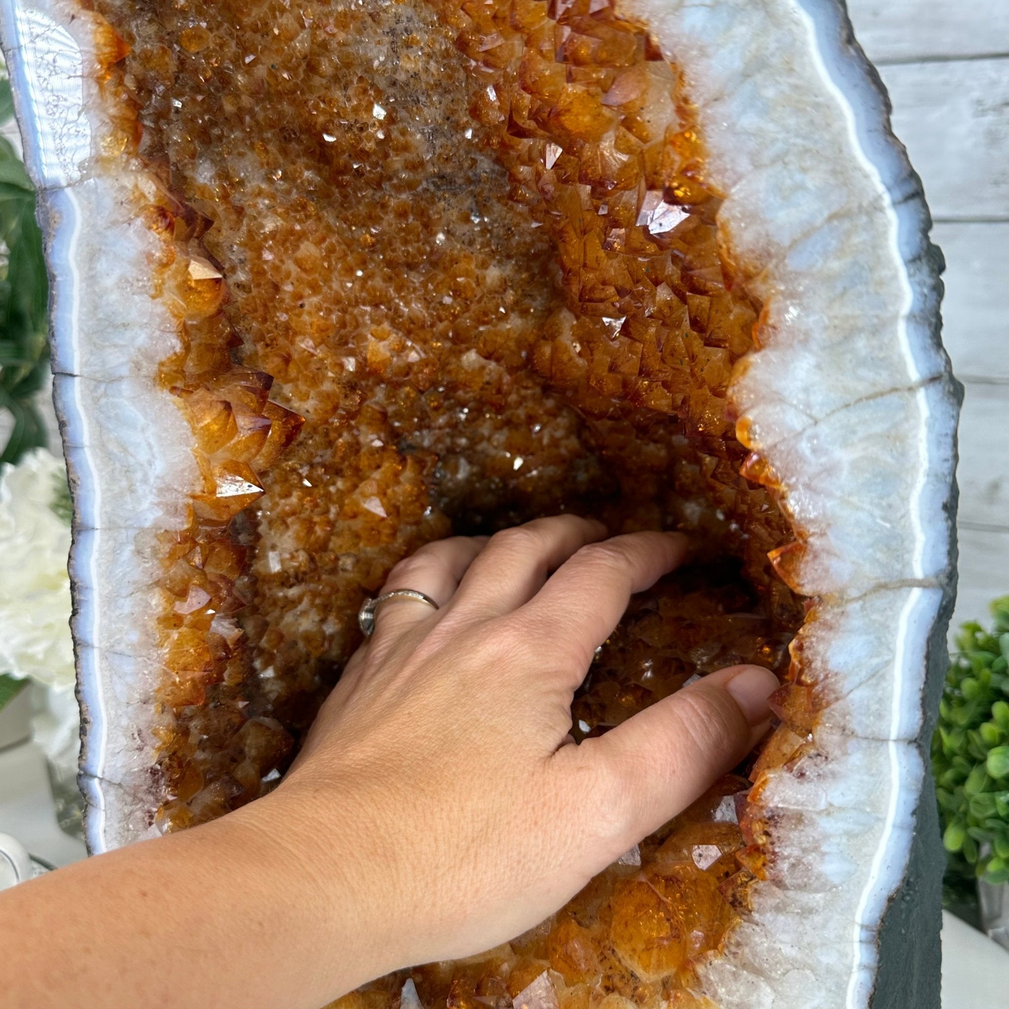 Extra Quality Citrine Cathedral, 50.5 lbs & 17" tall, Model #5603-0273 by Brazil Gems - Brazil GemsBrazil GemsExtra Quality Citrine Cathedral, 50.5 lbs & 17" tall, Model #5603-0273 by Brazil GemsCathedrals5603-0273